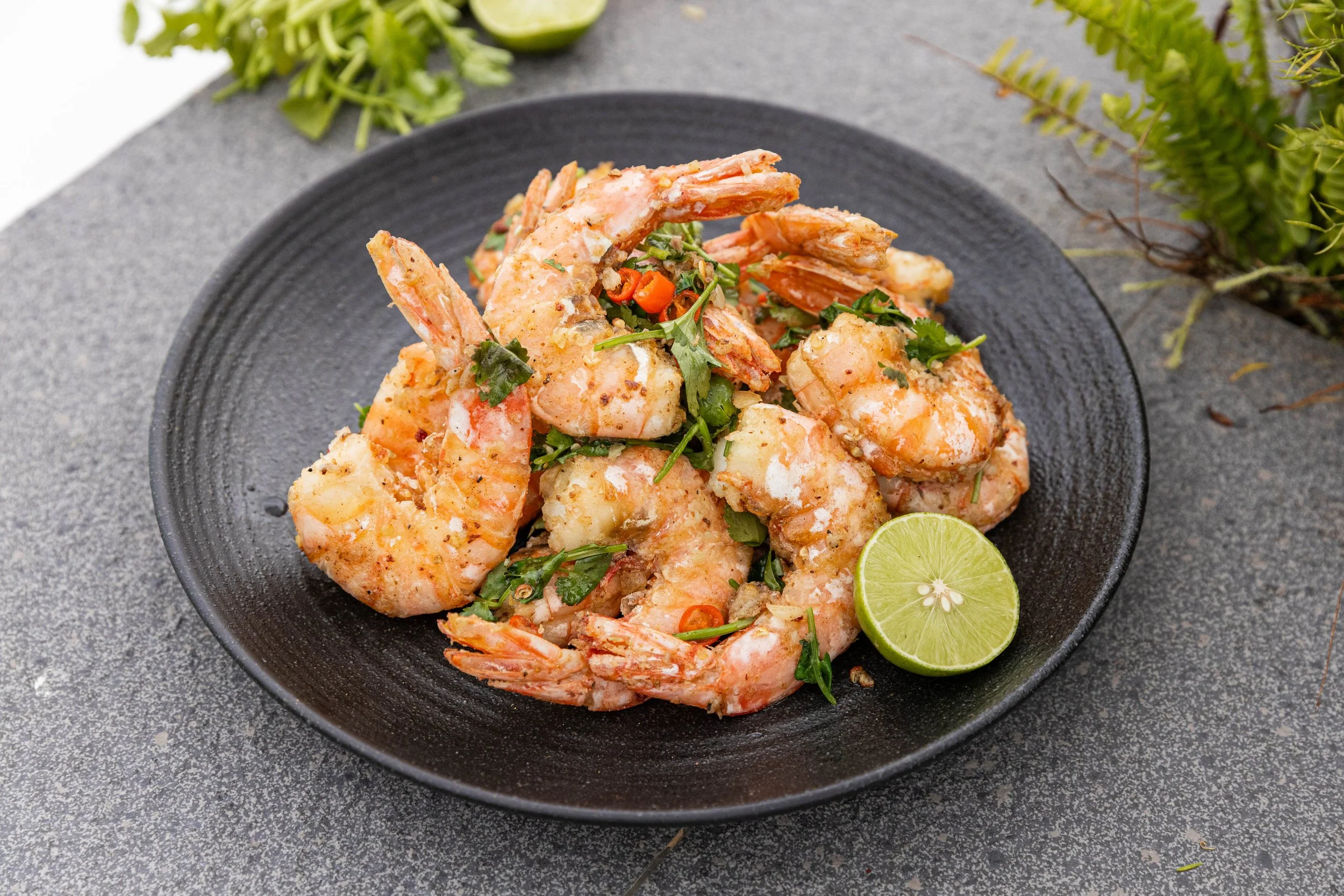 Salt and Pepper Prawns