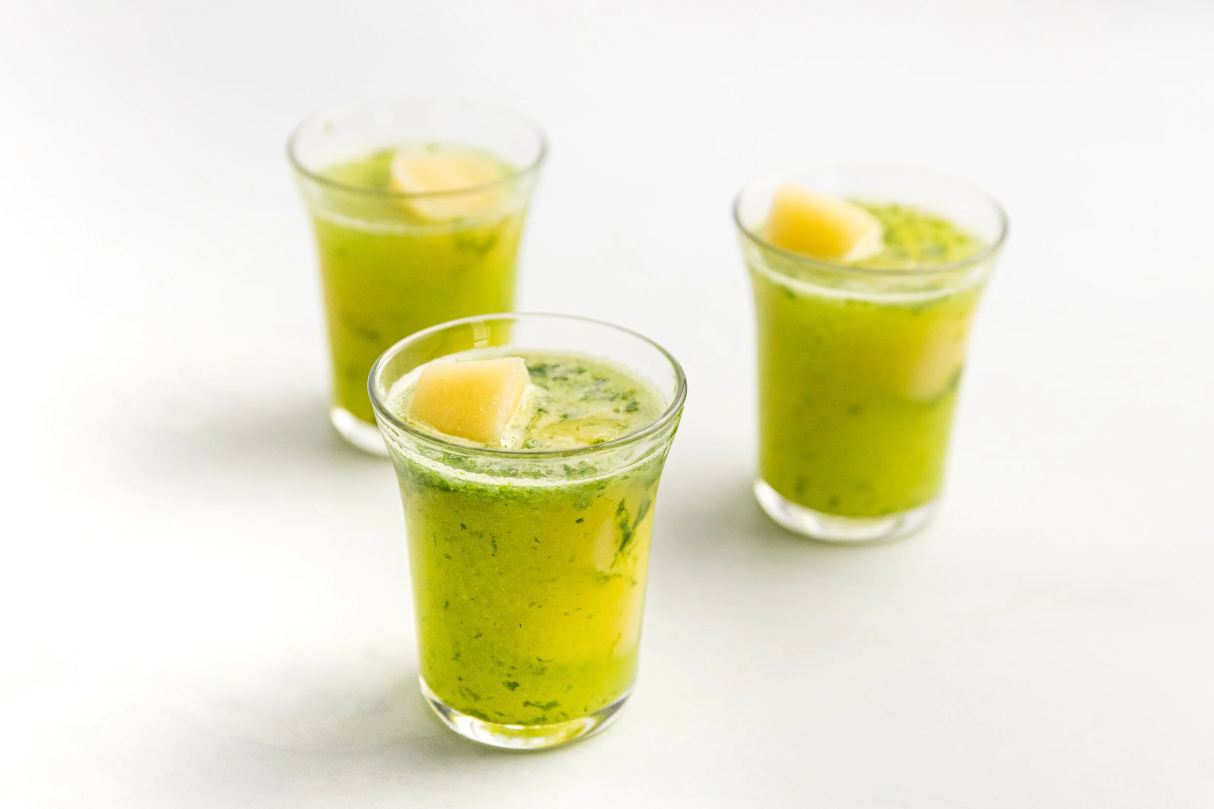 Sparkling Basil Lemonade