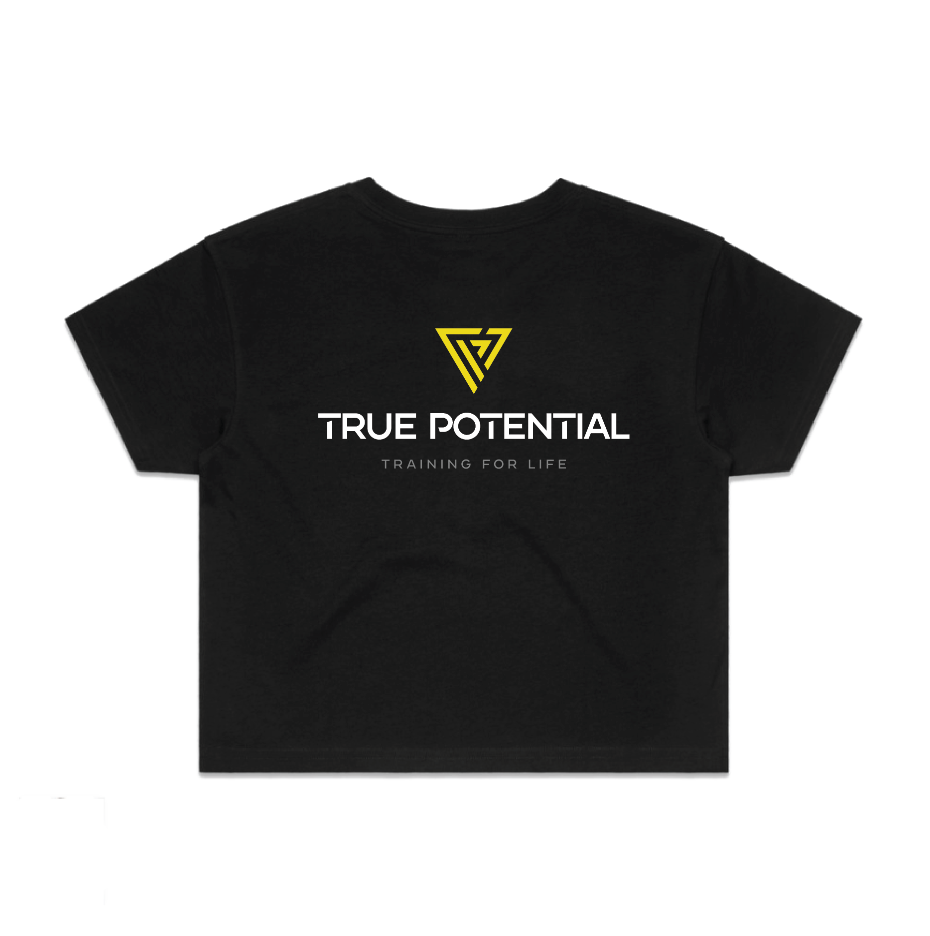 TPT_Clothing Branding_Nov 2025_Women's Crop Tee (4062)_Black_Back.png