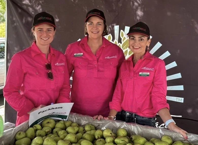 Pink Lady Day - apple snack giveaways to city workers in transit