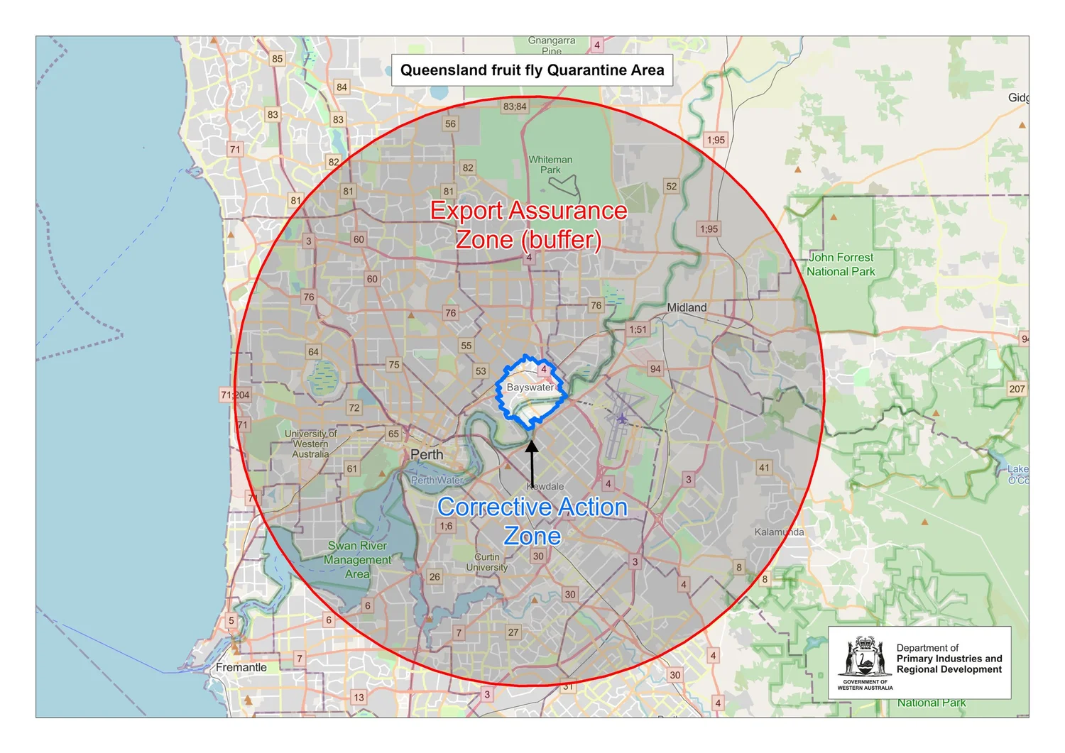 Industry Update No 1 Quarantine Area declared — Pomewest