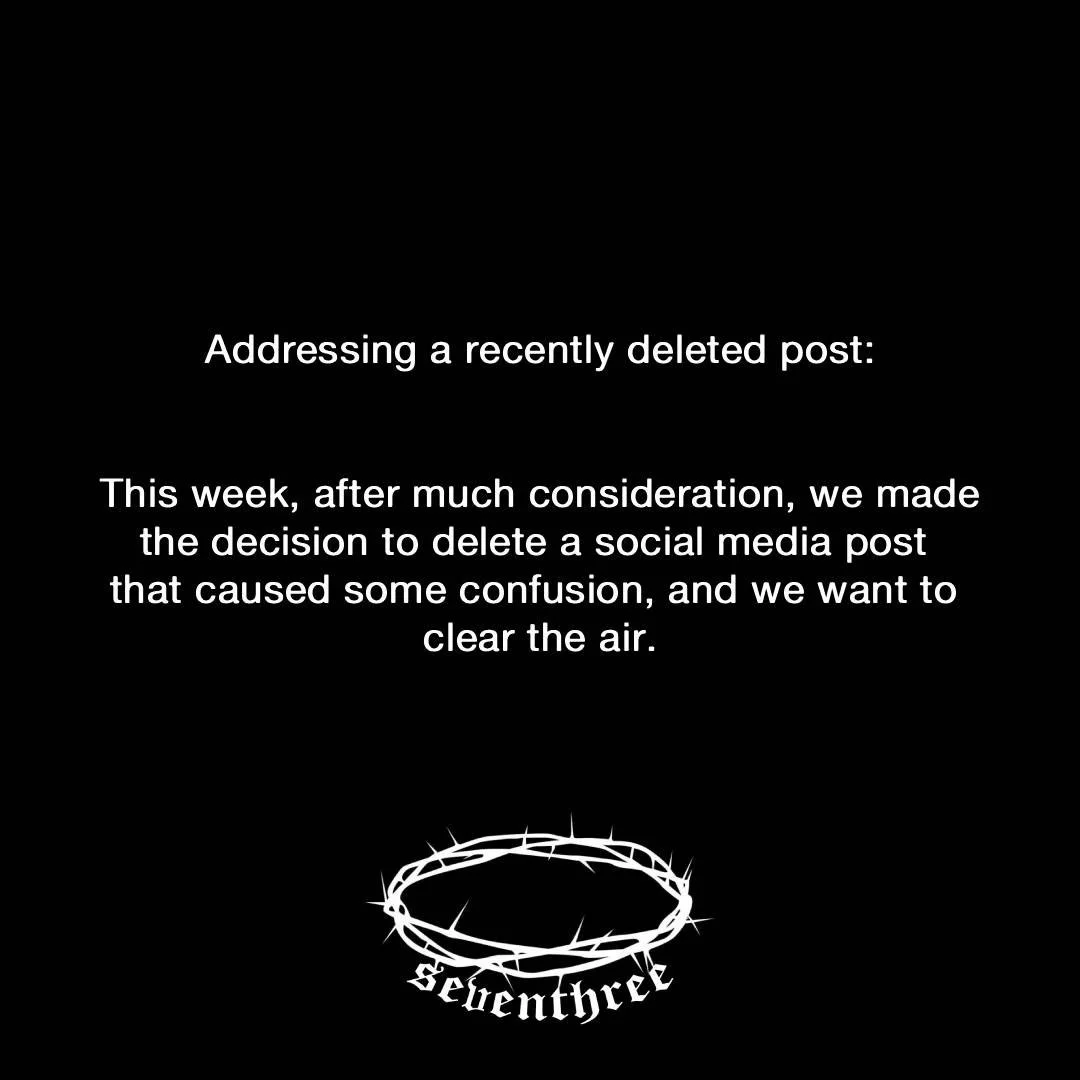 Addressing the confusion &amp; we hope this brings some clarity to you all.