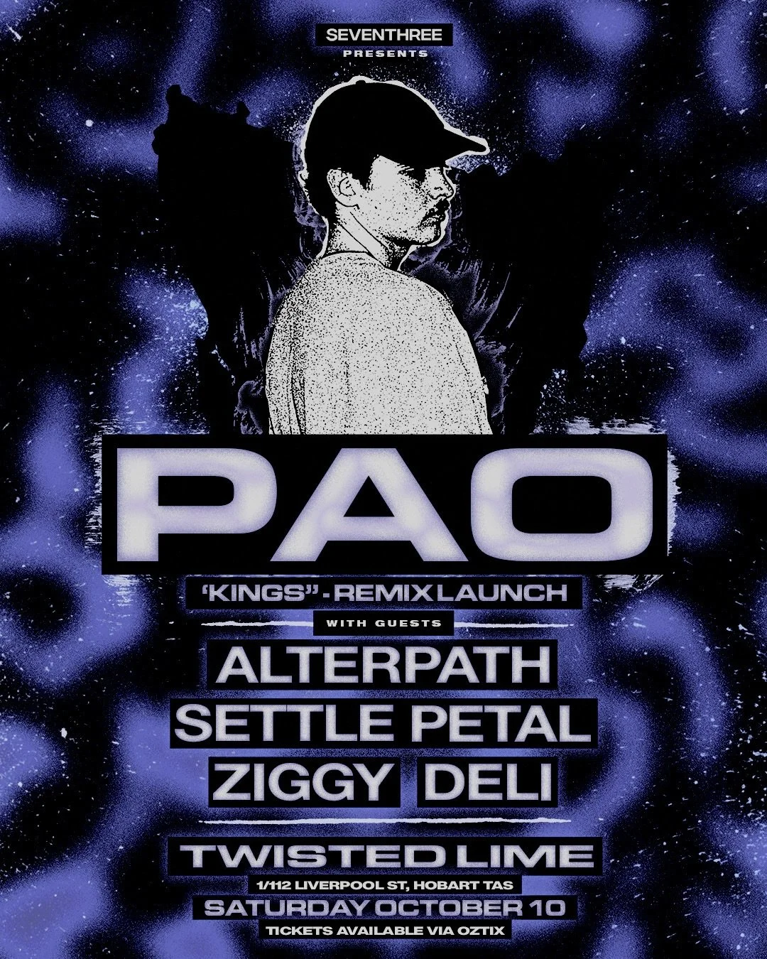 Next Saturday we launch into @paobeats first ever Hobart show at @therealtwistedlime with a bunch of mad local supports to bring the energy all night long❗️

Cheap tickets via OzTix in our bio 🔗