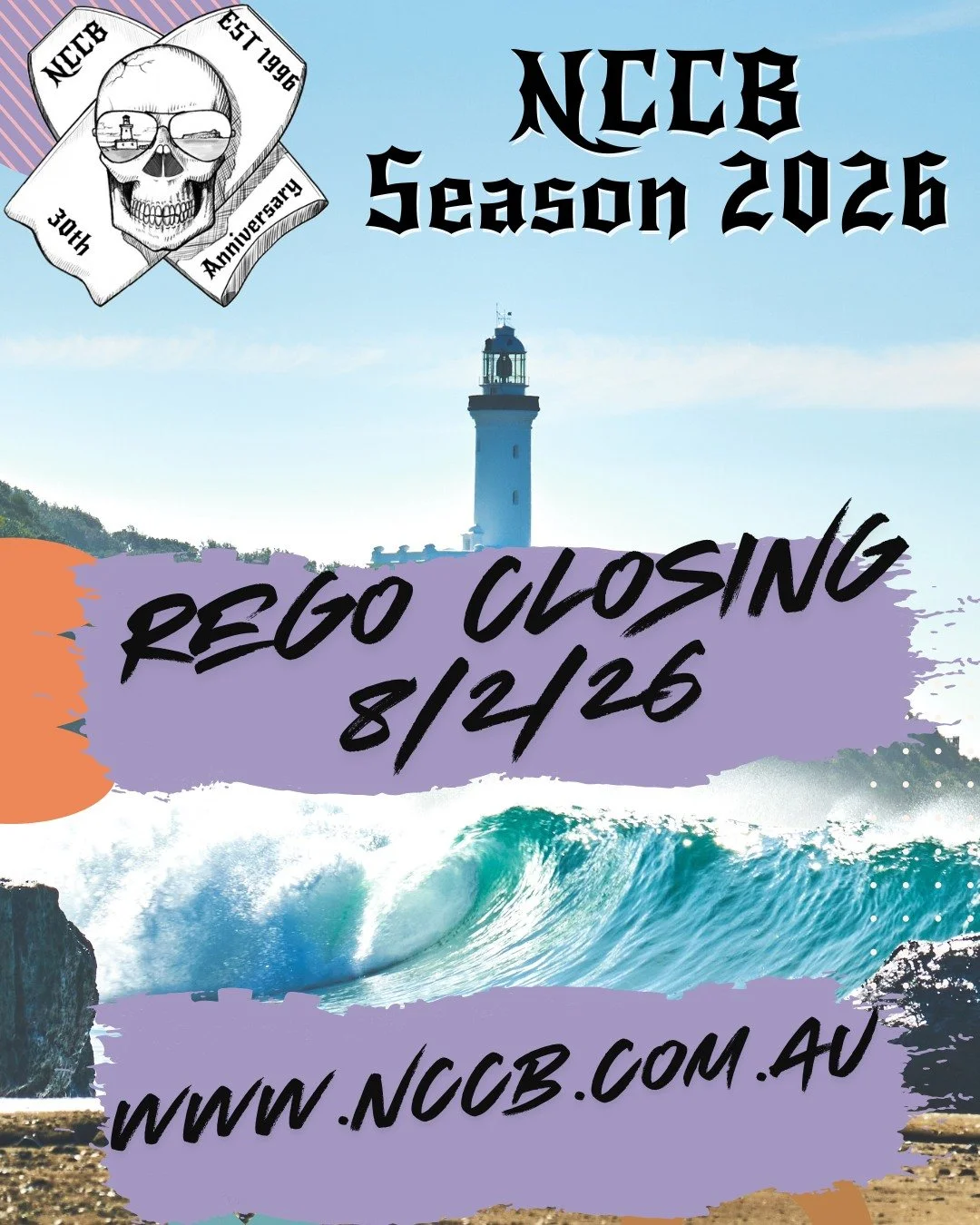 NCCB 2026 REGISTRATIONS CLOSING SOON!

Time is running out to lock in your spot for our historic 30th Anniversary Season.

Registrations for the 2026 NCCB season will close on Saturday, February 8. If you've been sitting on the fence, now is the time