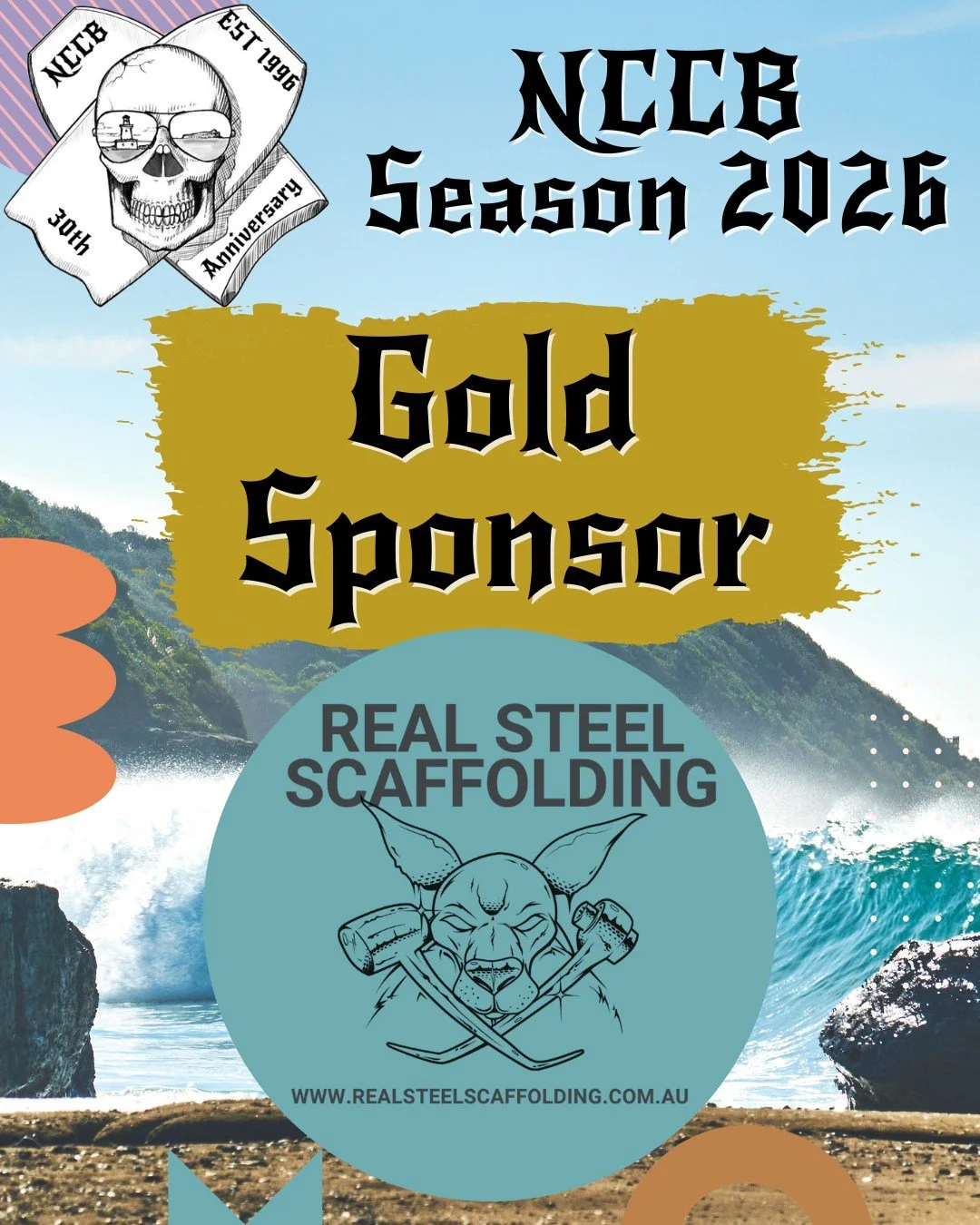 Huge thanks to RS Scaffolding for their support in 2026. If you&rsquo;ve got a build or reno on the go and need safe, solid scaffolding, talk to RS and keep your dollars with the people backing our club.

@realsteelscaff