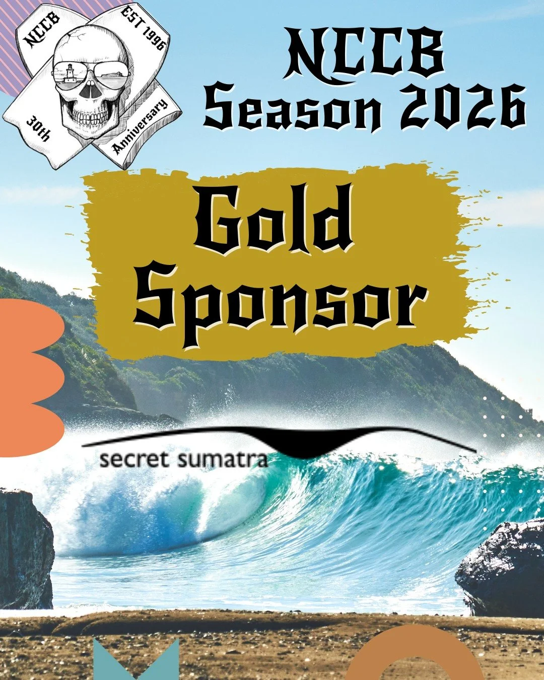 Dreaming of tropical slabs and warm water? Secret Sumatra is backing NCCB this season and delivering the Indo missions we all froth on. When you&rsquo;re ready to book your next bodyboard strike mission, check out Secret Sumatra and support a sponsor