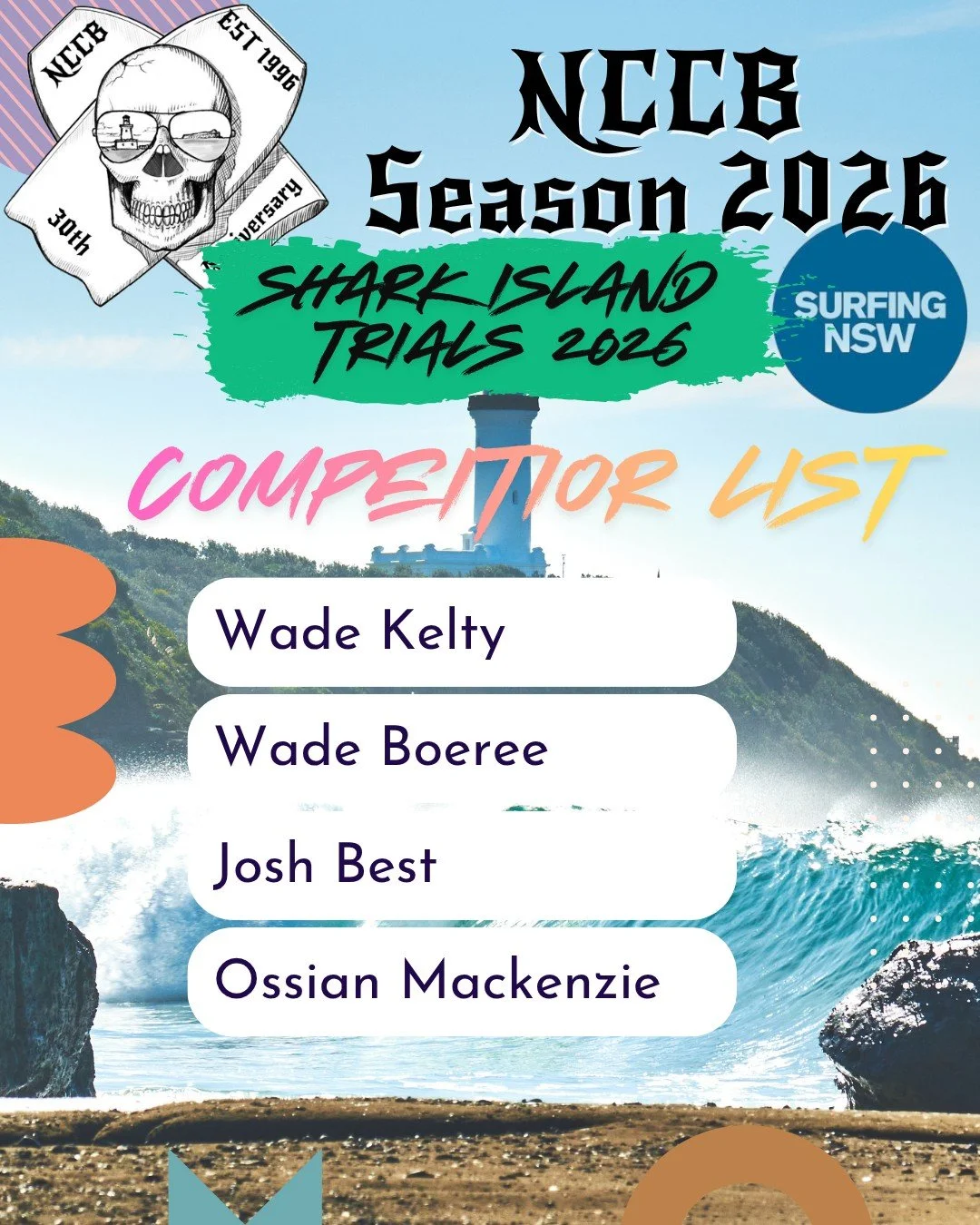 This Weekend @surfing_nsw will be holding the NSW State Titles and the @sharkislandchallenge  Trials at Cronulla. 

With some solid swell predicted this could be one of the biggest weekends of competition this year!!

Please share some love for the N