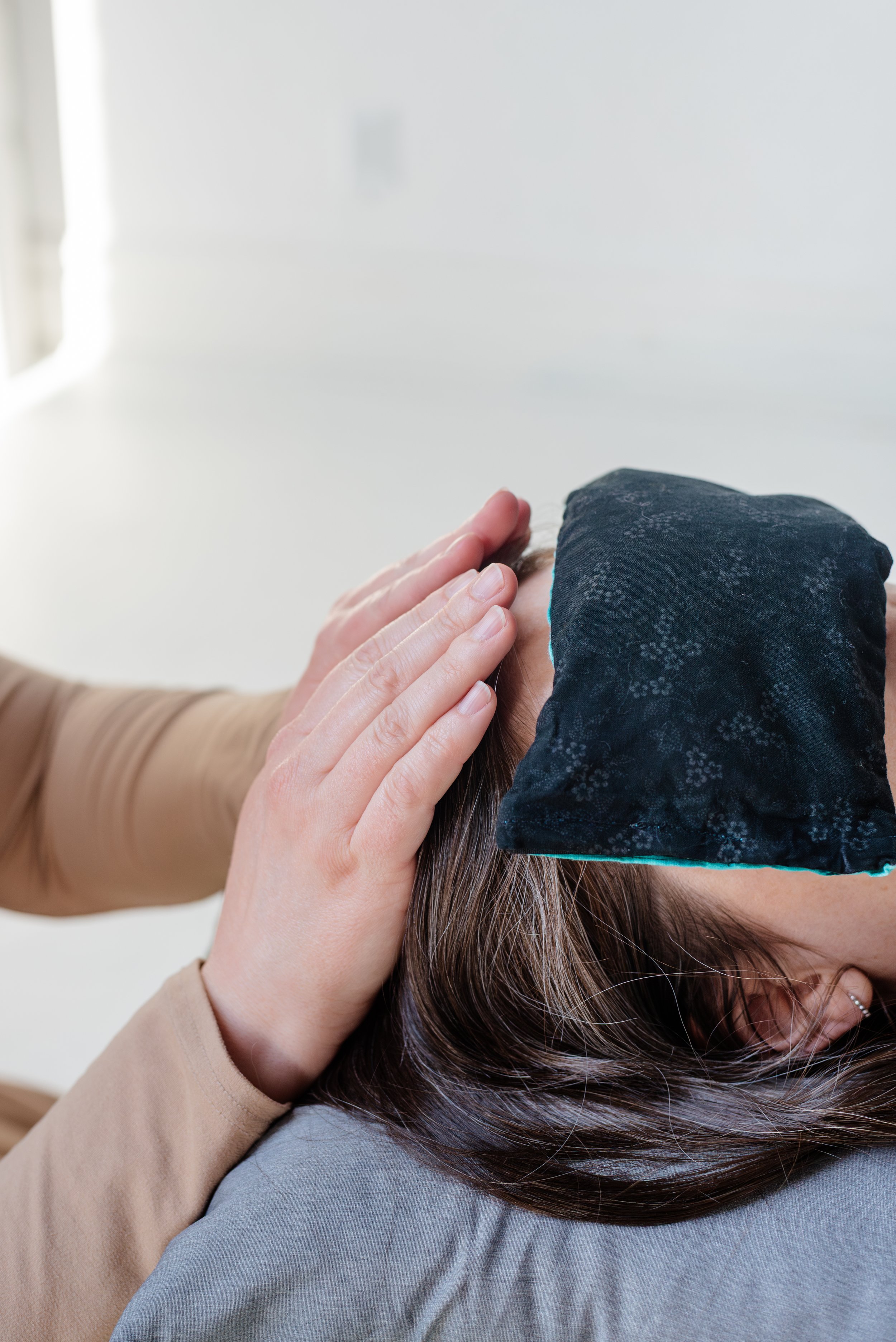 Eye pillows can help your eyes relax too