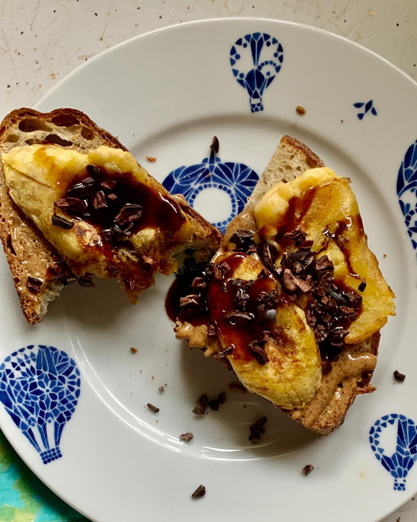 We will be closed today (Sat 4/6) as previously stated it&rsquo;s a complicated week for childcare and staffing. So instead I&rsquo;ll be here eating Sourdough Rye toast w/ almond butter, plantain, cocoa nibs, &amp; date syrup and making weird music 
