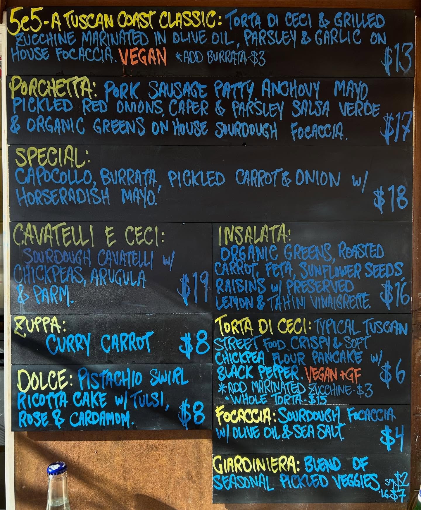 Current menu 10/29-11/1 ✌️🥄✌️