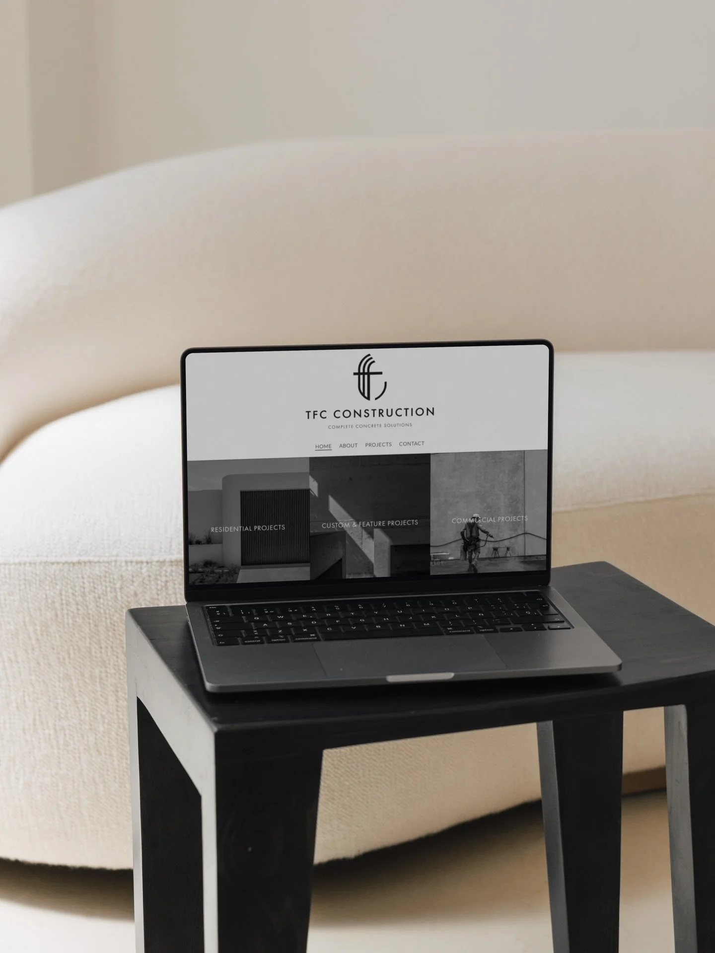 Recently launched for TFC Construction.

A minimal, architectural inspired website designed to showcase the craftsmanship and precision behind the work.

This project was all about balancing strength with refinement through monochrome imagery, clean 
