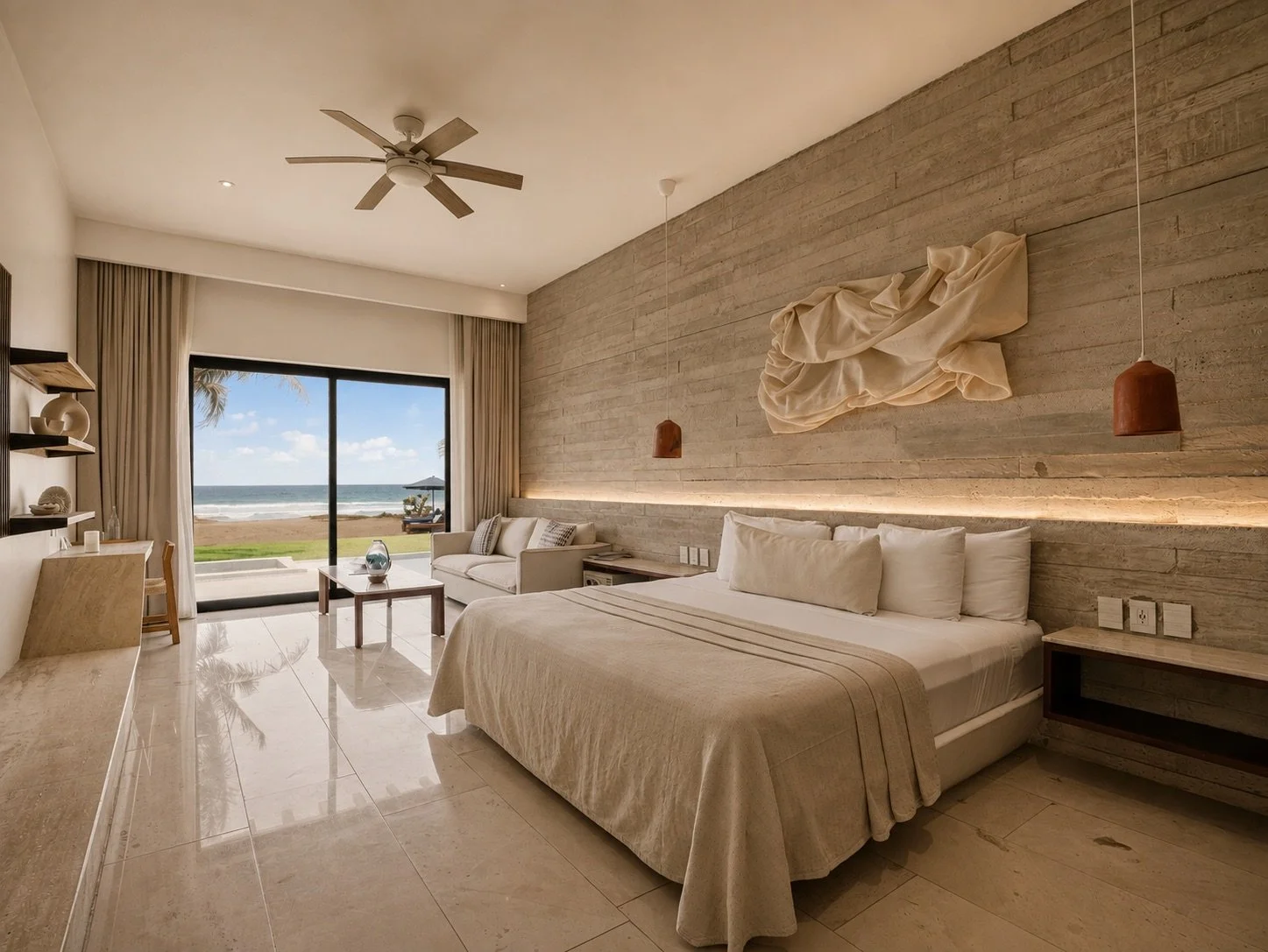 Beachfront King Suite with ocean views