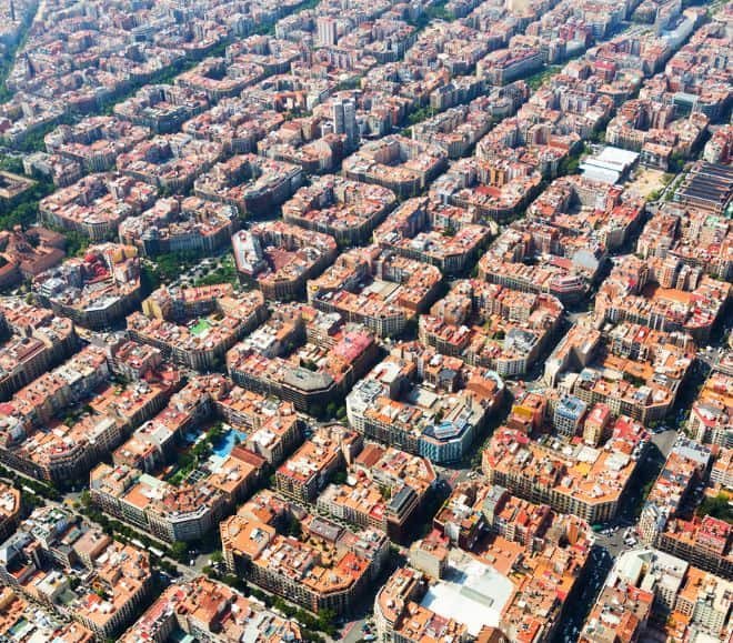 Overview Eixample Barcelona