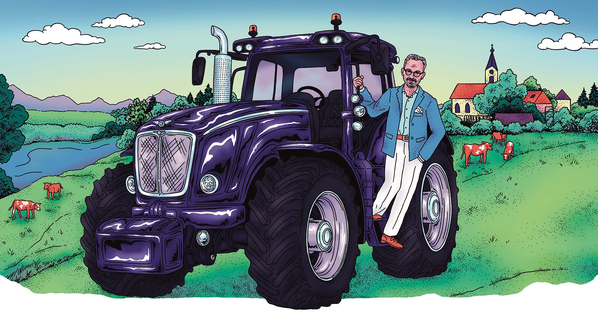 SPIEGEL Bestseller illustration series