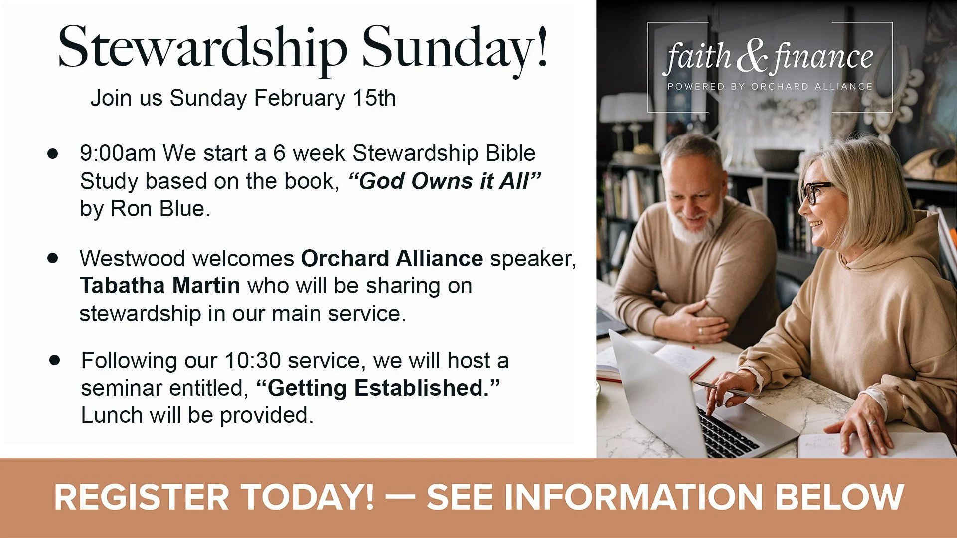 Stewardship Sunday at Westwood