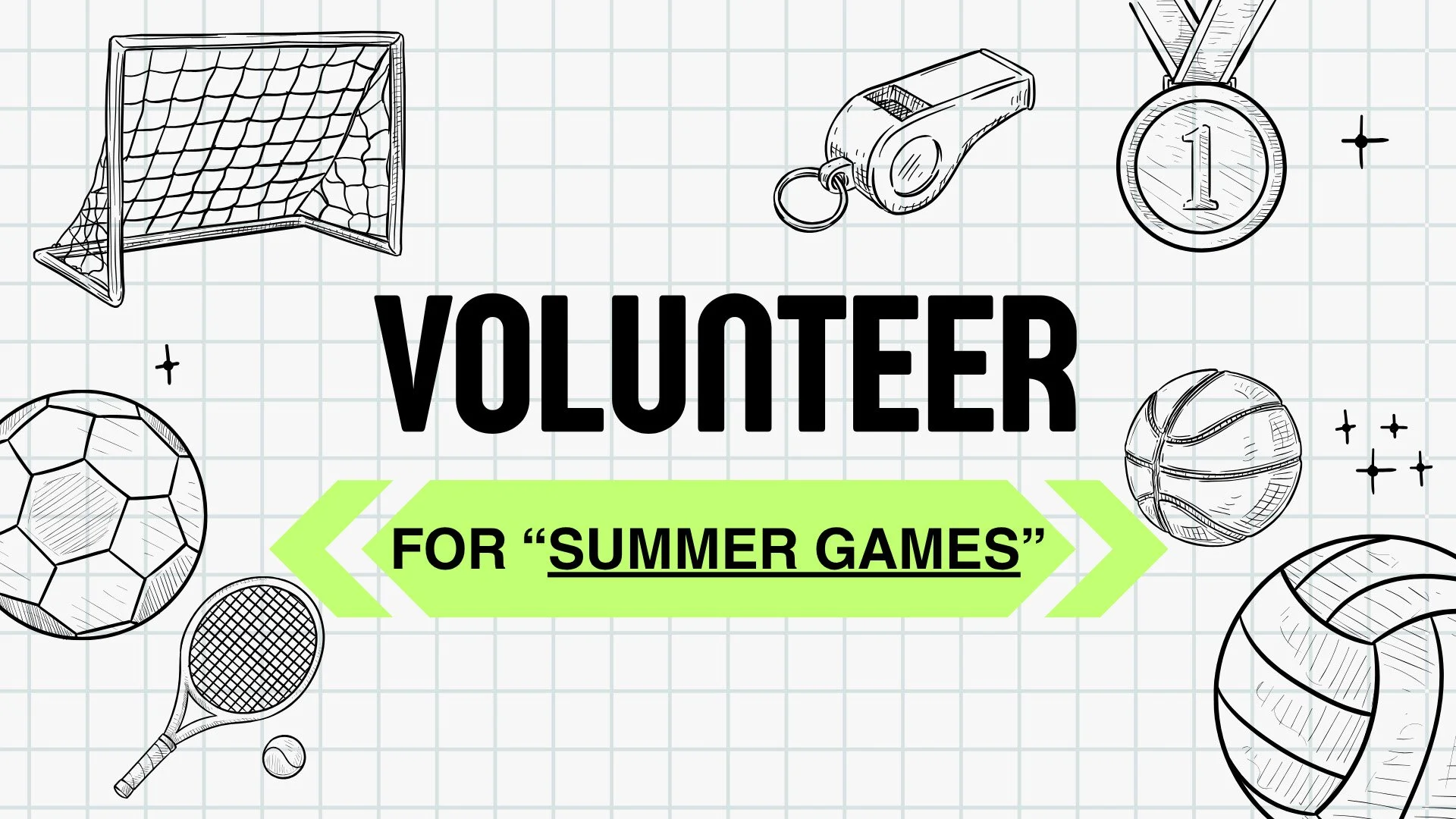 Volunteer for SUMMER GAMES
