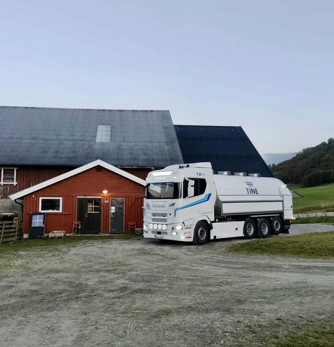 Tilkallingssjåfør melketransport Frya