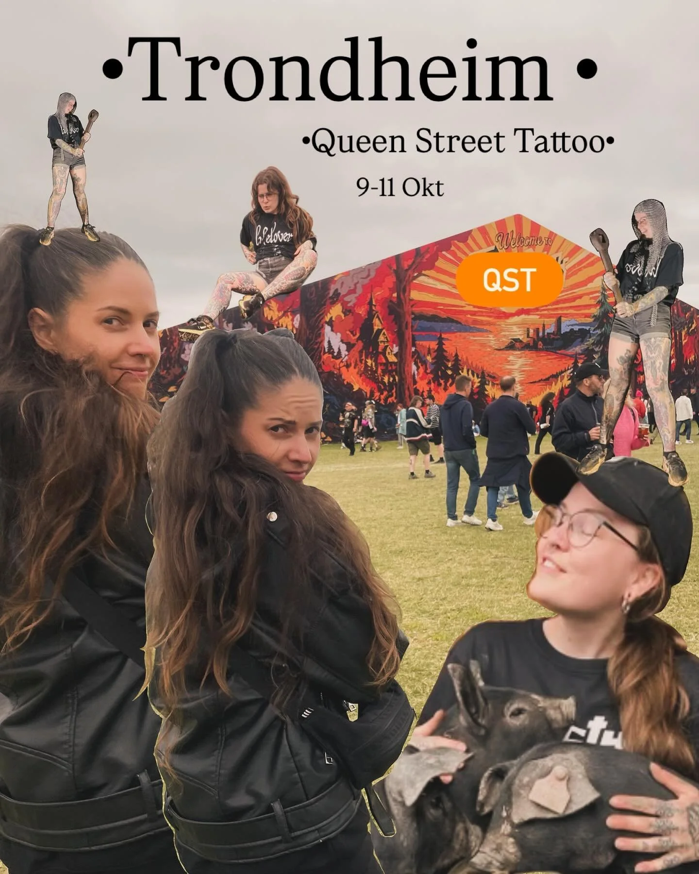 Tr&oslash;ndere! Om du vil bli tatovert i Trondheim har jeg mulighet 9-11 oktober. Send meg en e-post for &aring; booke time. 
LinnAasne@gmail.com
Gleder meg til &aring; bes&oslash;ke min gode venn @pernil1_tattoo og gjeste p&aring; studiet hennes @q