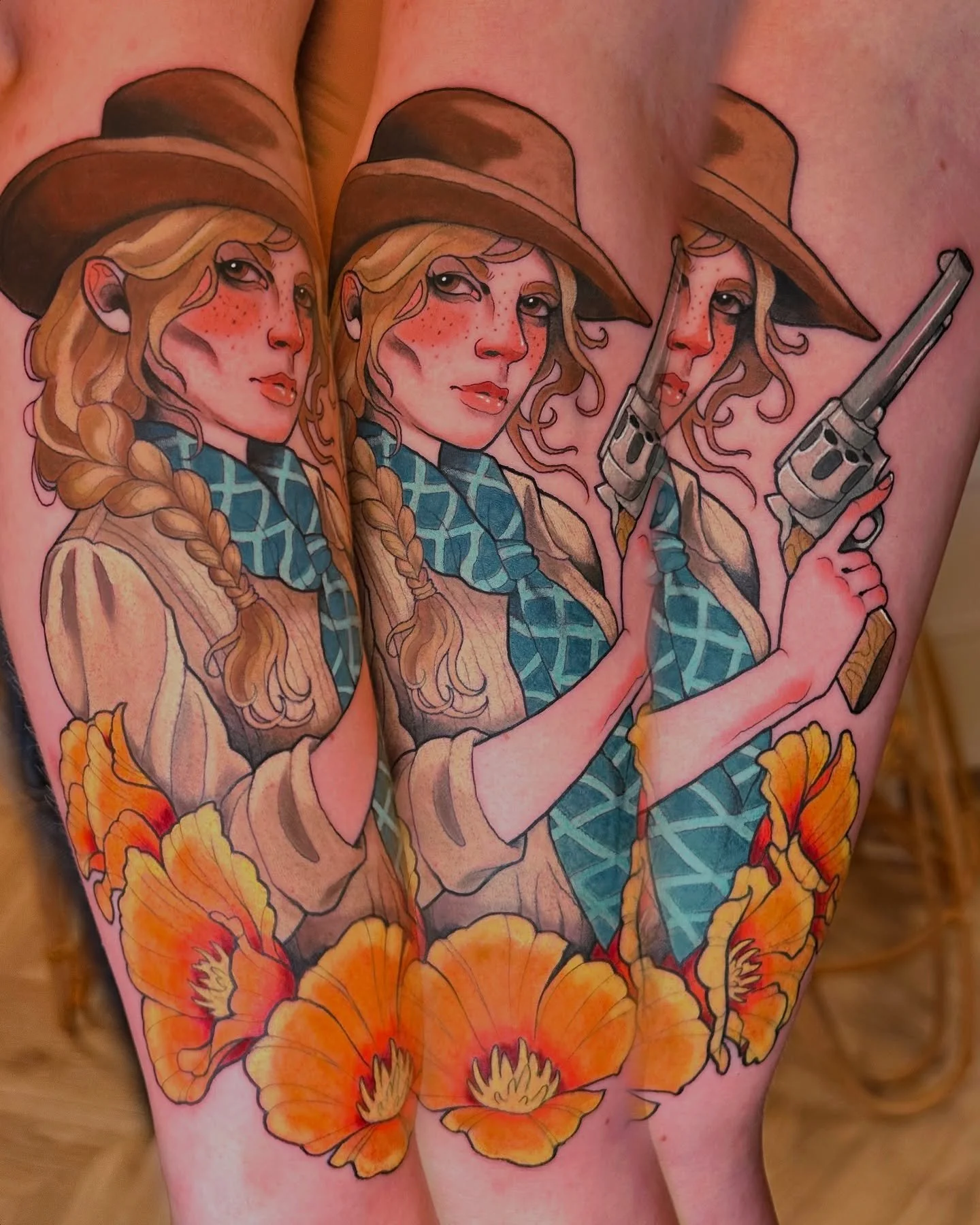 Sadie Adler from Red Dead Redemption 2 🐴 Done in one session for a very tough client 💪

.
 
Let me tattoo more video game characters please! Booking for May are open, DM me to book 🥰
.
Thanks for looking!

#reddead #reddead2 #sadieadler #videogame