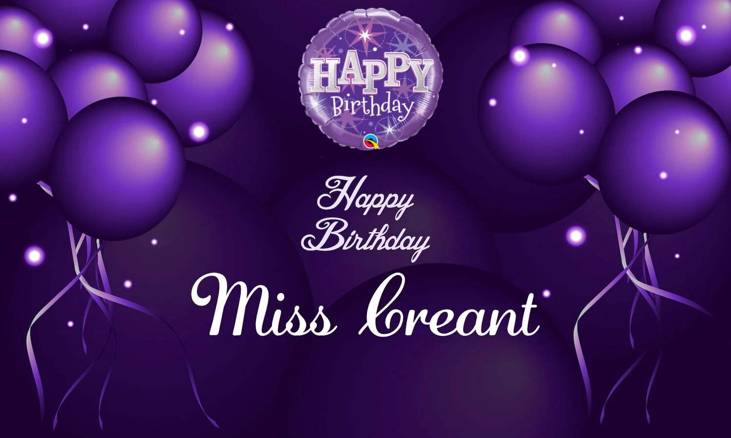 Happy Birthday, Miss Creant!!