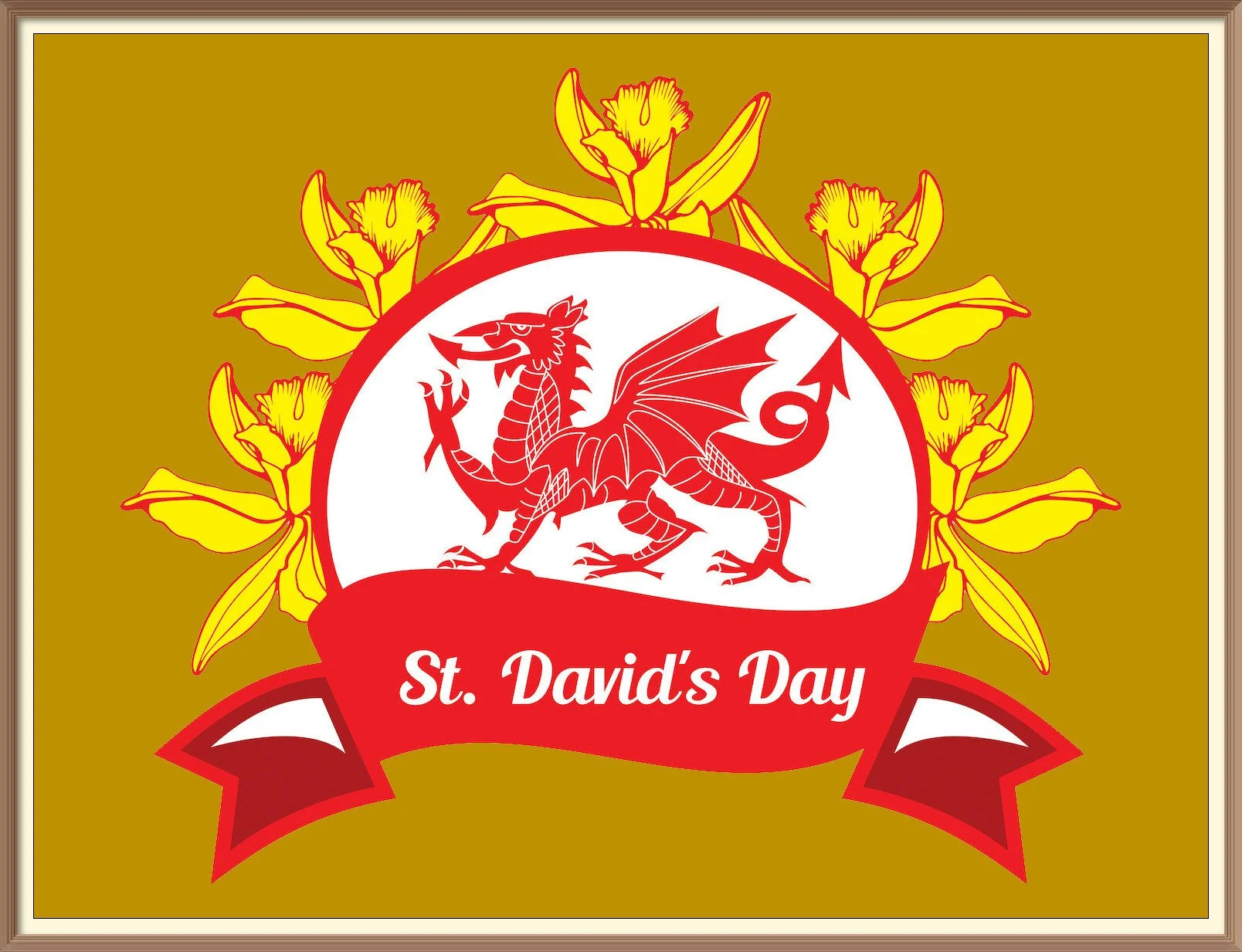St. David's Day At The Corner Café