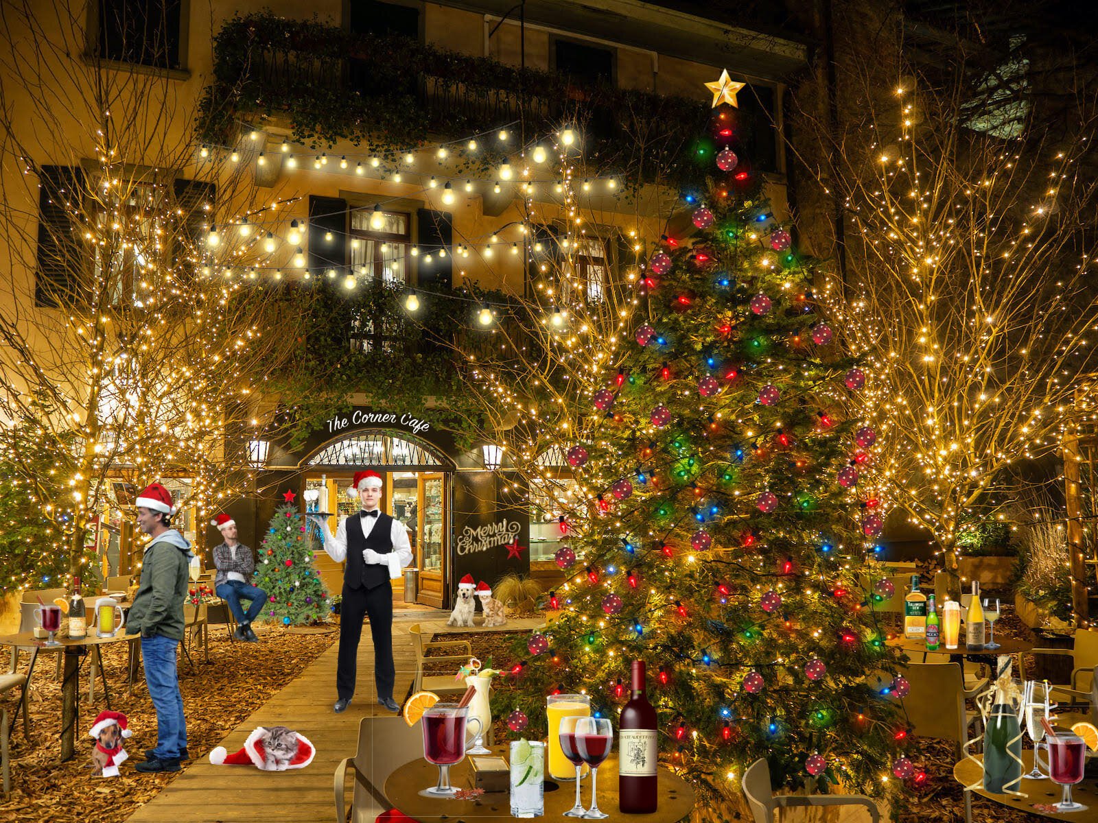 A Festive Tipple At The Corner Café