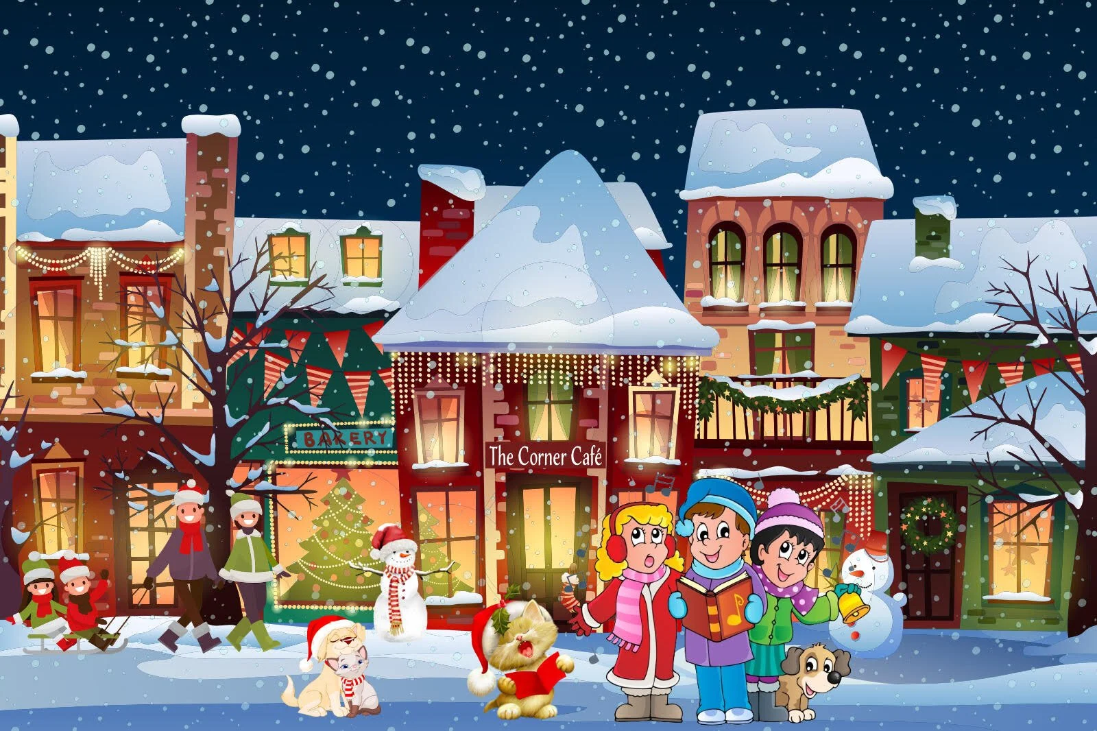 Carols Round The Tree At The Corner Café