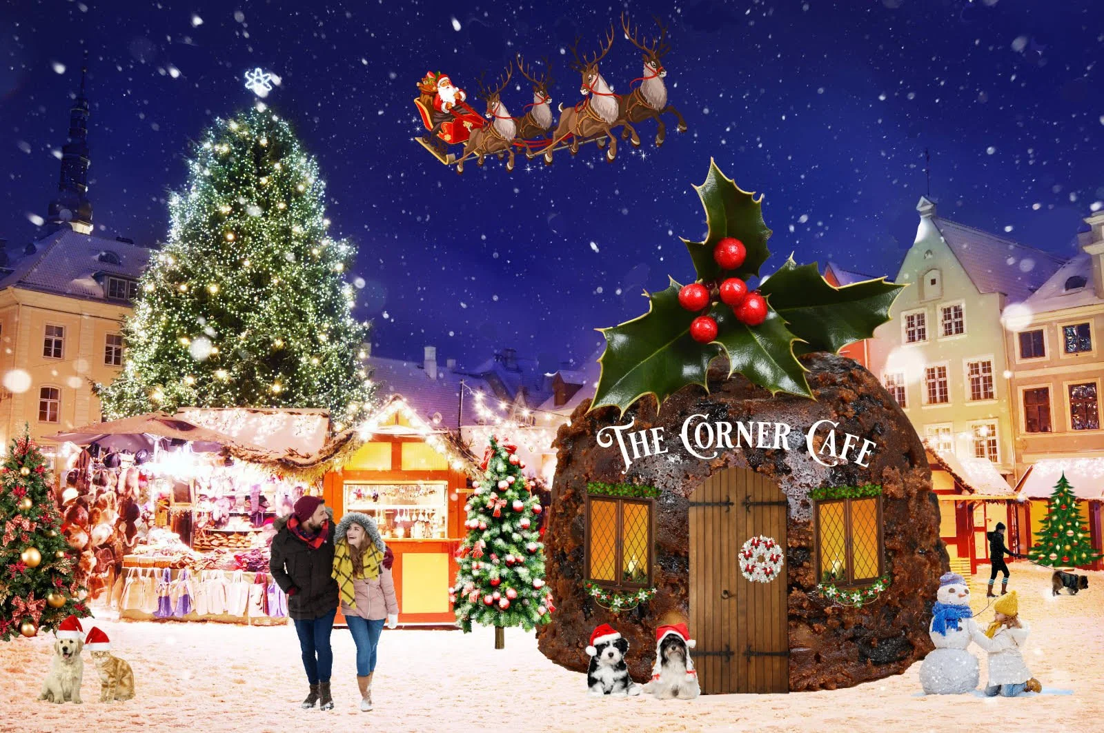 A Festive Slice at The Corner Café