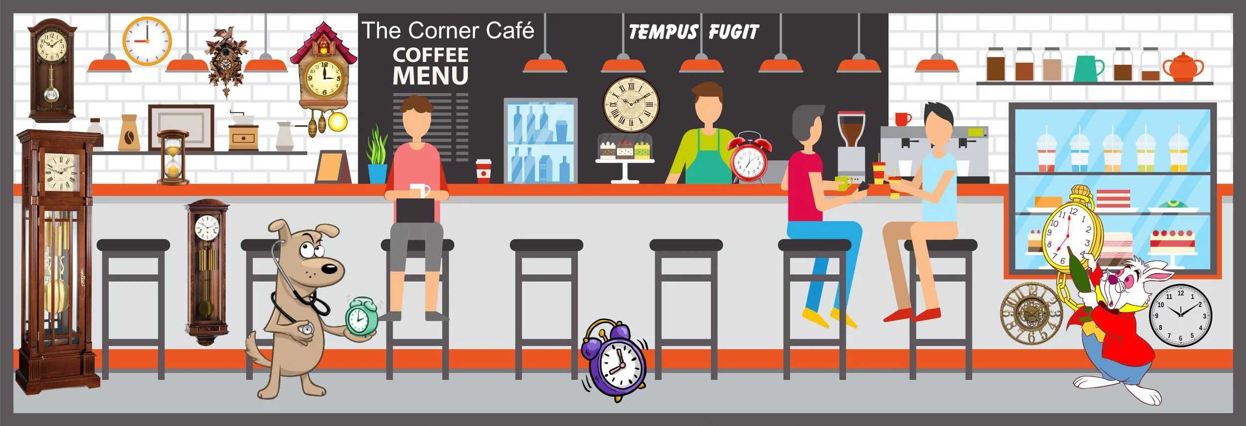 Tick, Tock At The Corner Café