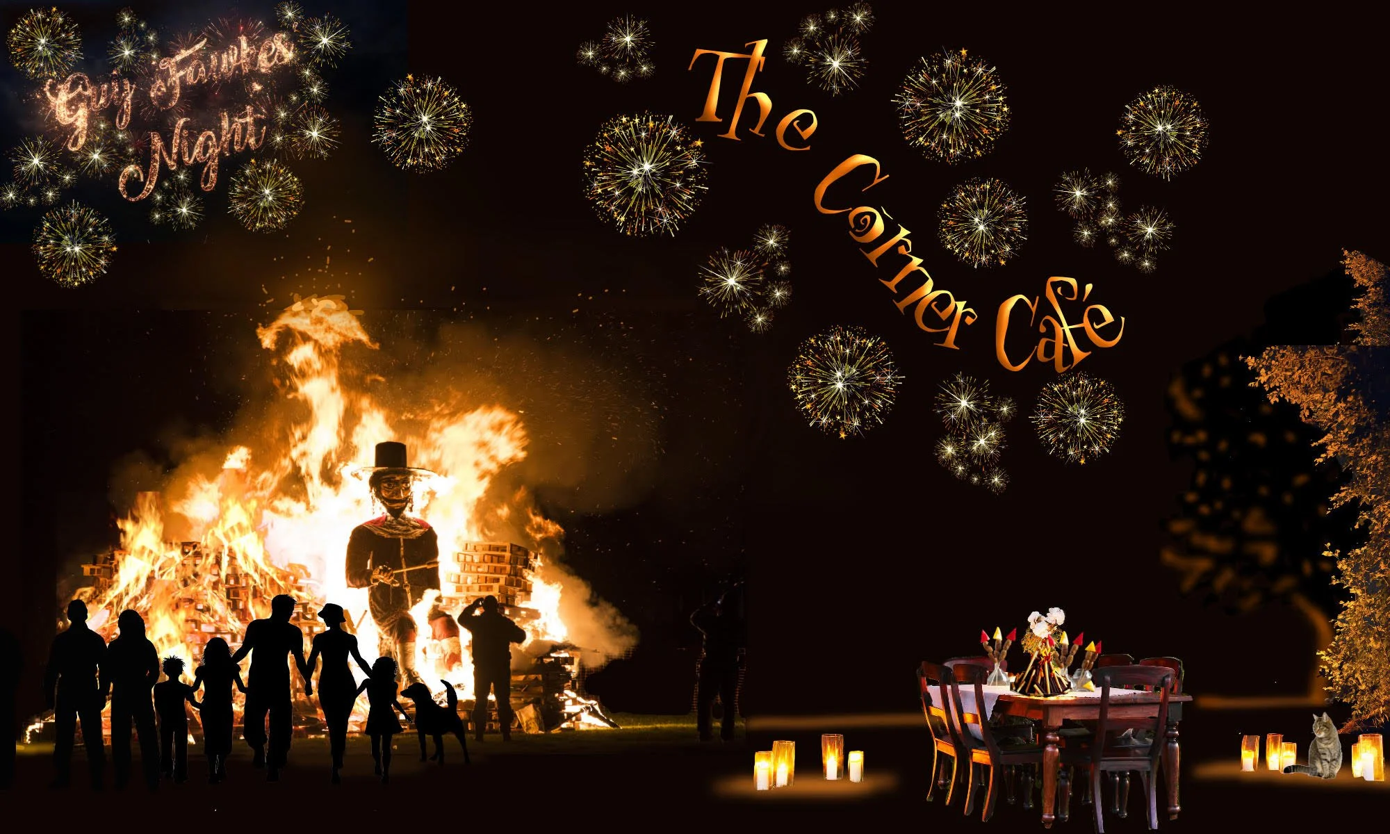 Guy Fawkes at The Corner Café