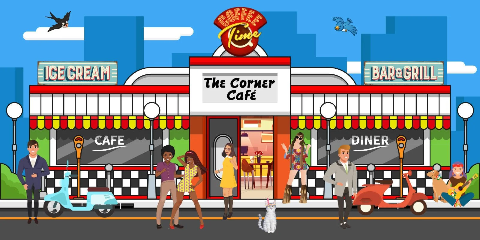 The Sixties at The Corner Café