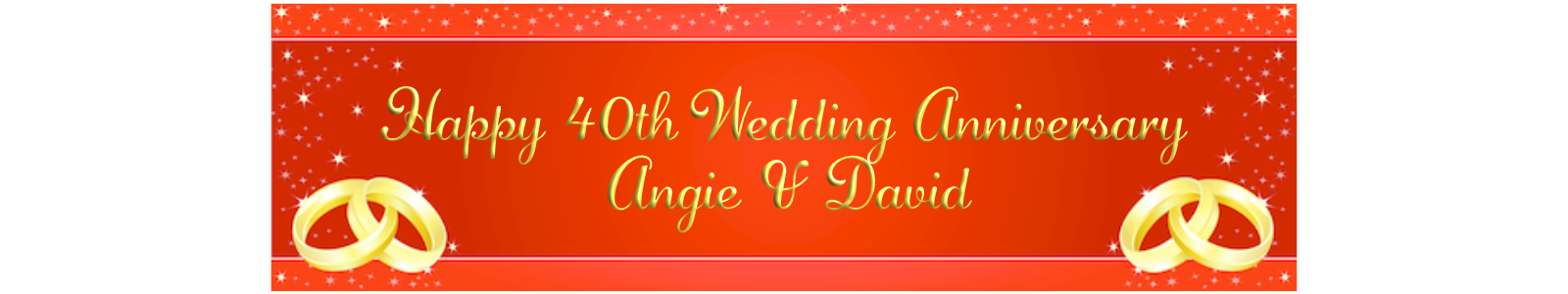 Happy Ruby Anniversary, Angie!!