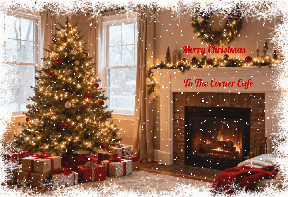🎄🎁🔔☃️It’s Christmas Day At The Corner Café🎄🎁🔔☃️
