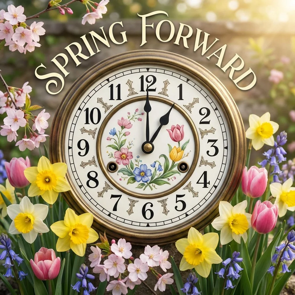 👒🌱🌼🪻Yay it’s Spring Forward👒🌱🌼🪻