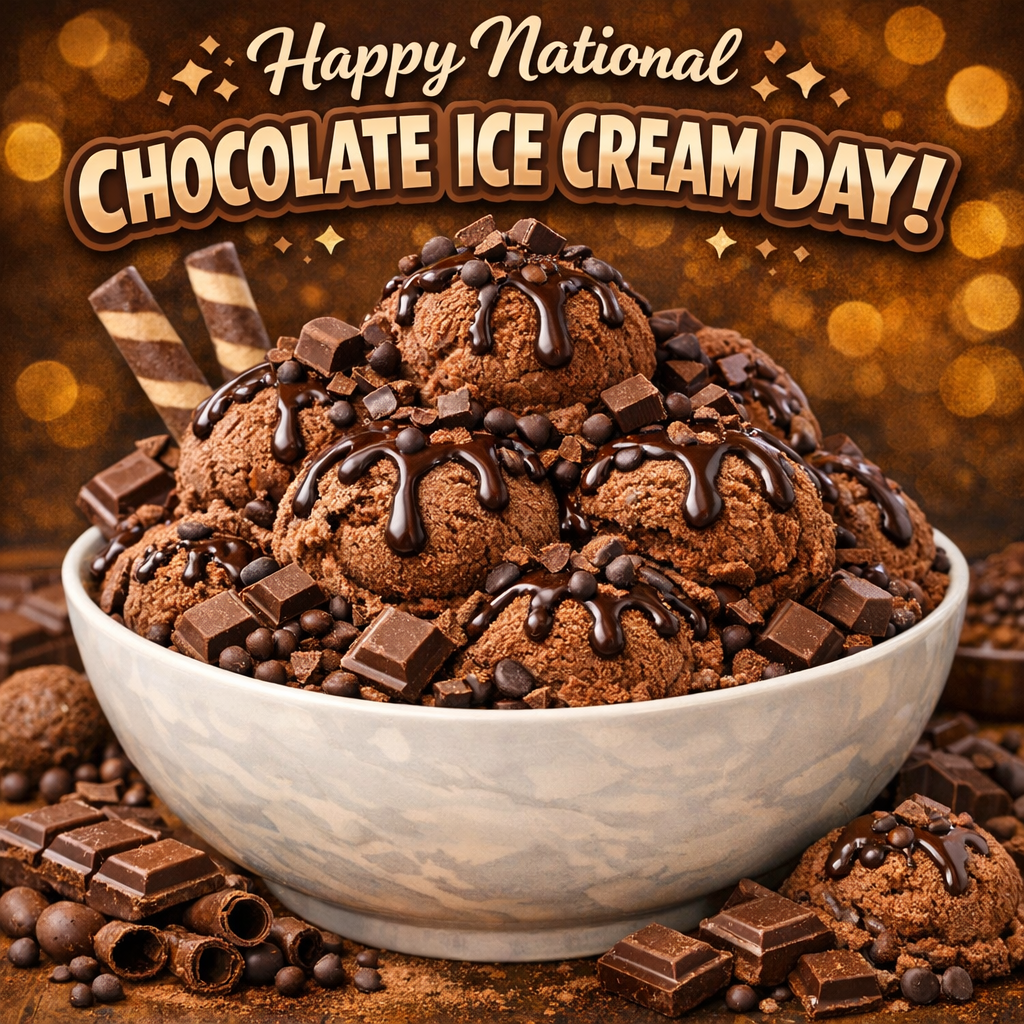 🍫🍦Welcome to National Chocolate Ice Cream Day🍫🍦🍦