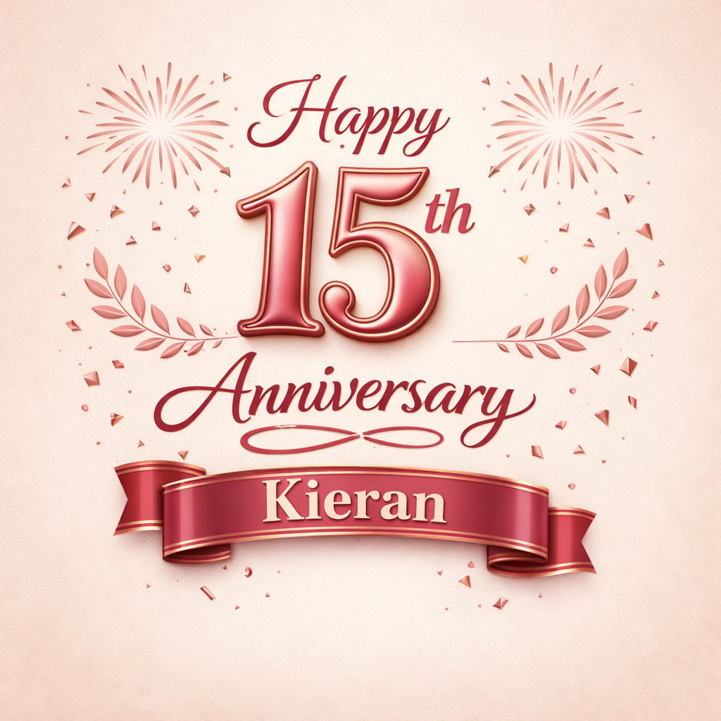❤️💒❤️Happy Anniversary Kieran❤️💒❤️