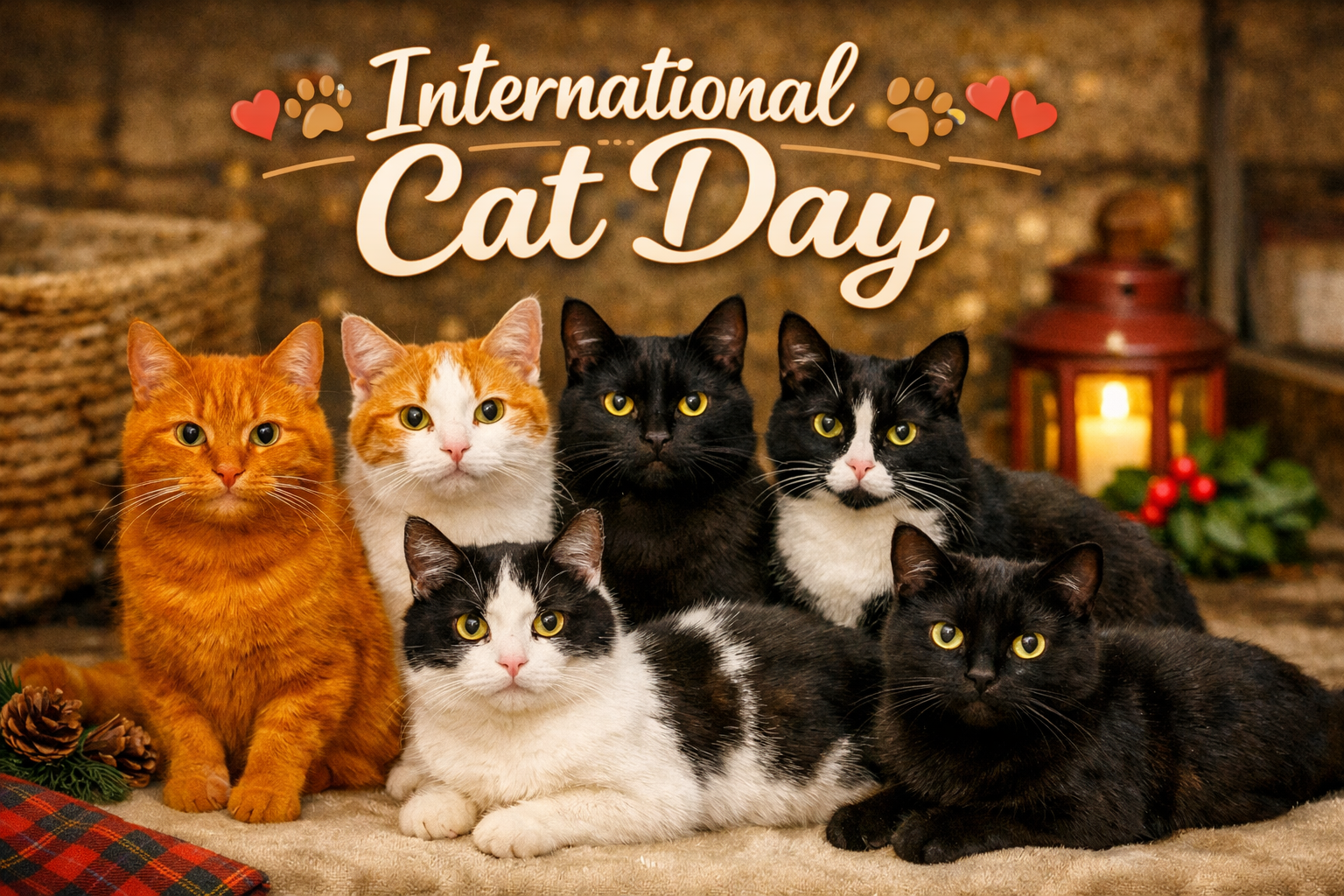 🐈🐈‍⬛😺😼Happy International Cat Day🐈🐈‍⬛😺😼