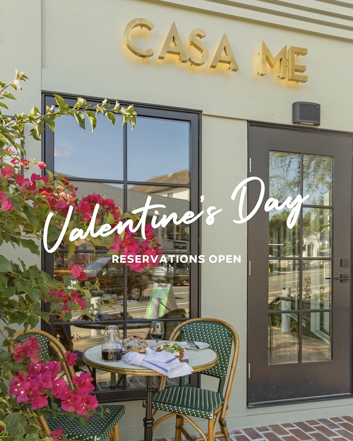 Valentine&rsquo;s day with a loved one or with the girls! Casa Me is ready to make your day a special one. Click the link in bio to reserve your Valentine&rsquo;s Day table 🌷