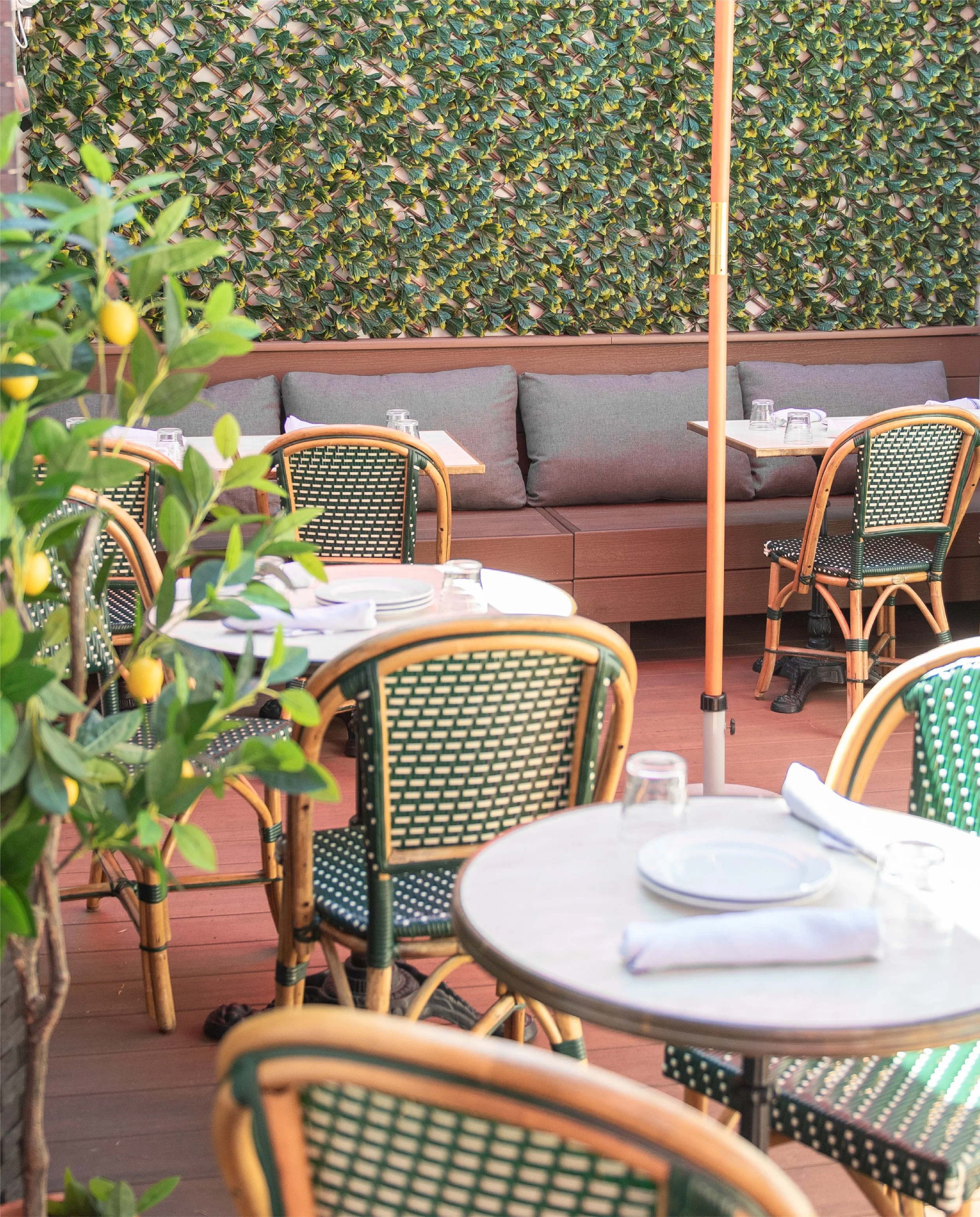 Dining al fresco has begun. Join us on the outdoor Terrazza through out the Summer. Click the link in our bio to reserve a table outside. Che piacere ☀️