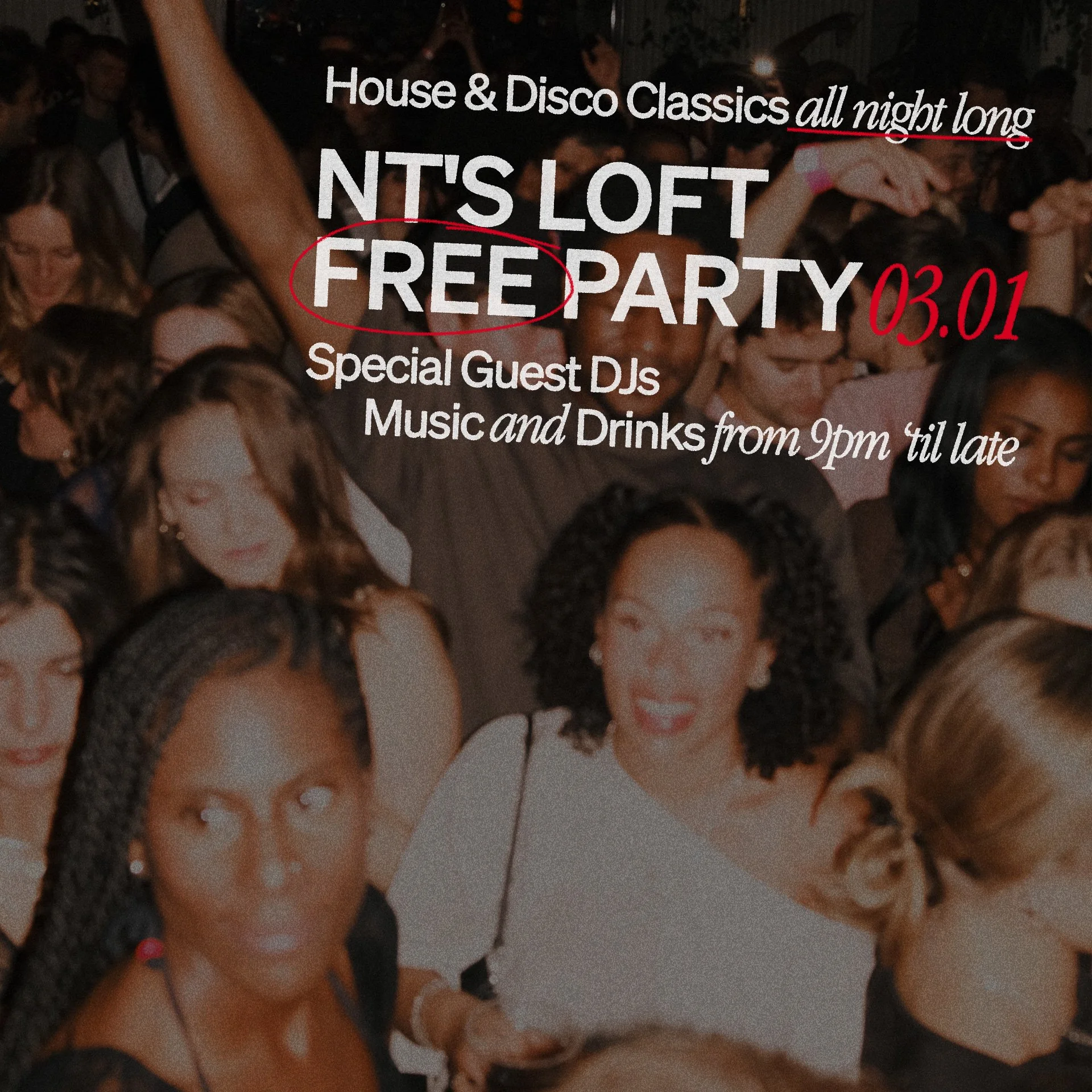 NT’s Loft New Year Free Party
