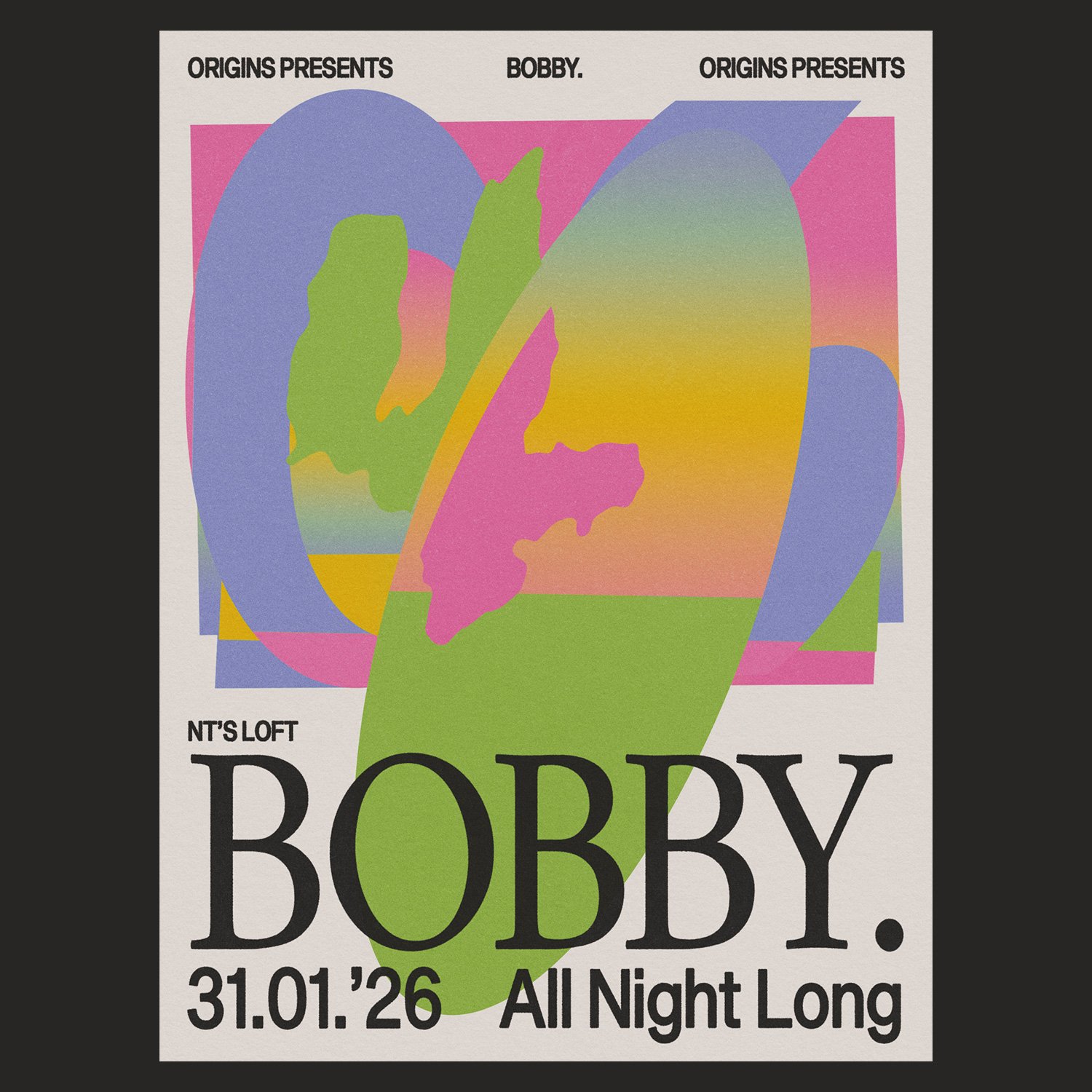 Origins: Bobby. [All Night Long]