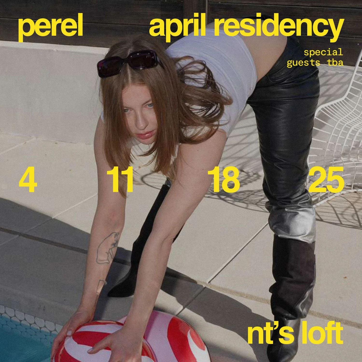 Perel Residency - Every Saturday in April