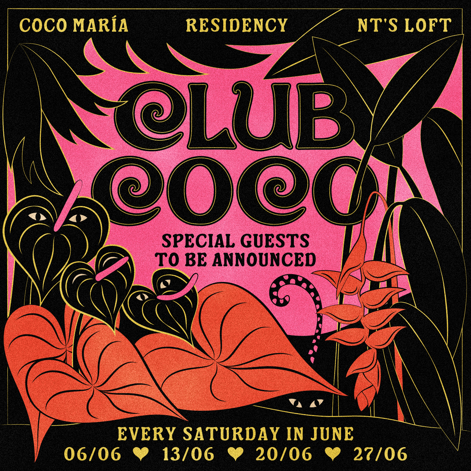 Club Coco with Coco María - Every Saturday in June