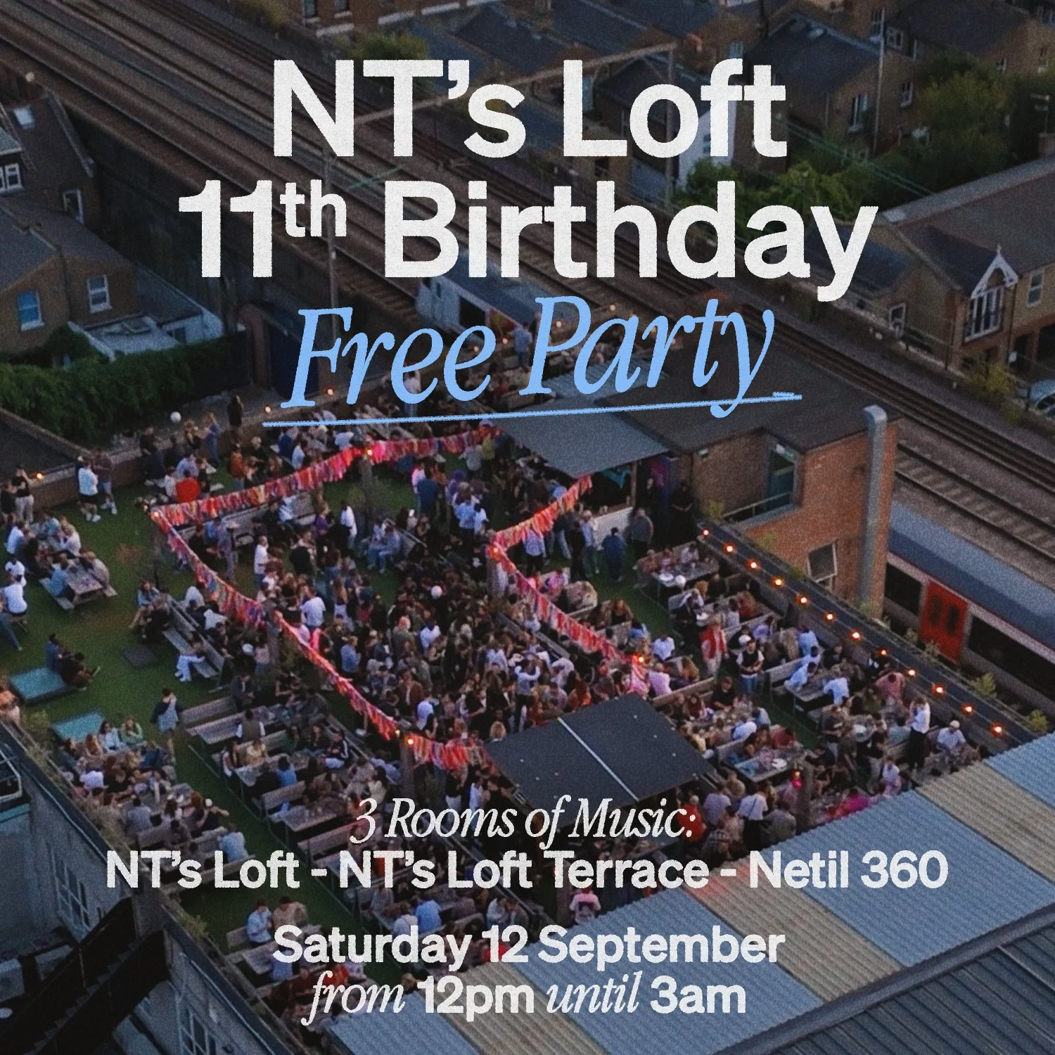 NT’s Loft 11th Birthday: Free Rooftop Party