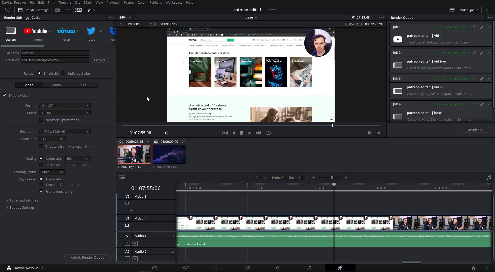 DaVinci Resolve Video Editor