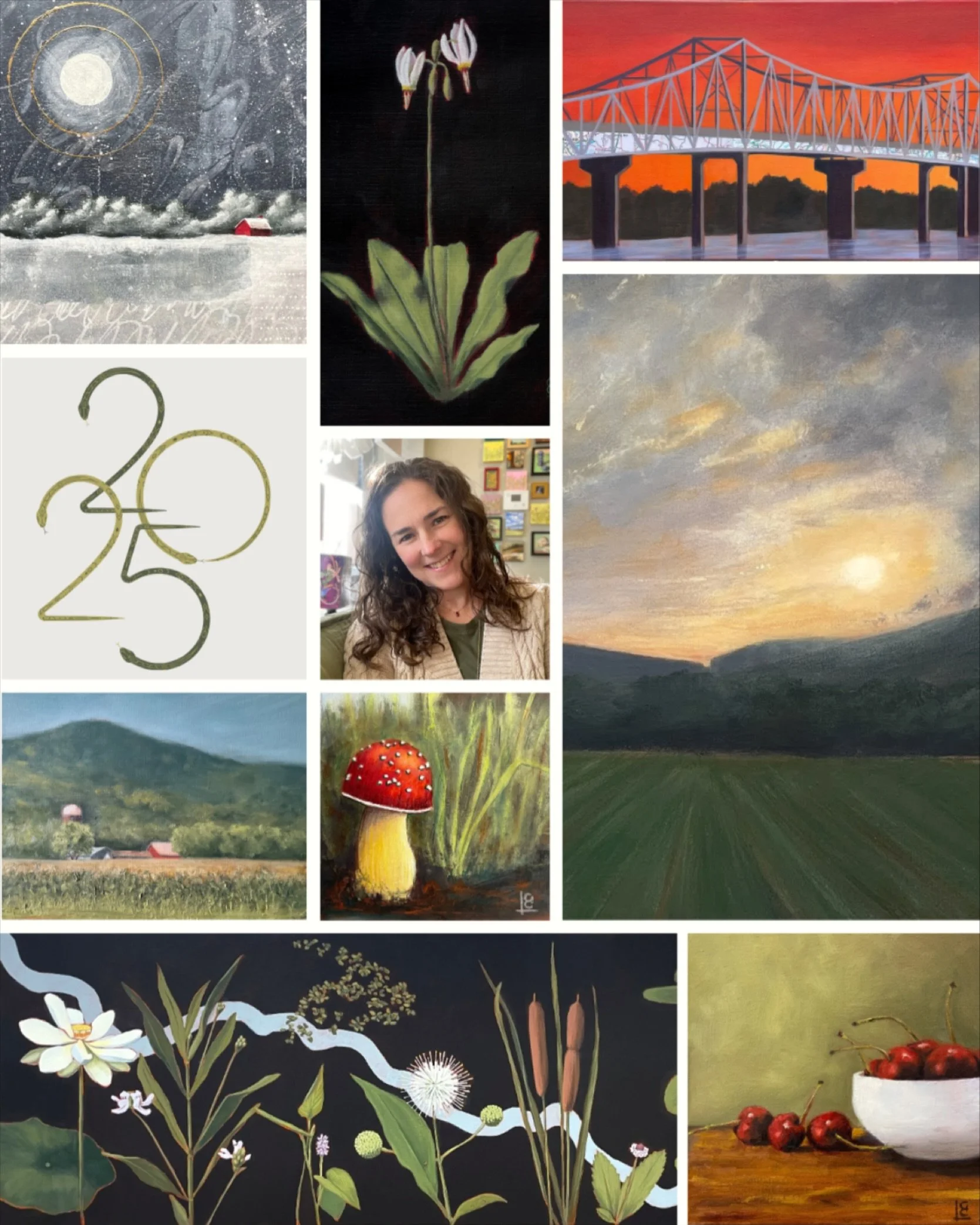 It is always interesting to see how a year will unfold. 2025 was packed to the brim with graduating kids, raising puppies, working for a local gallery, teaching classes, and just mom life in general. But somehow I still managed to complete more than 