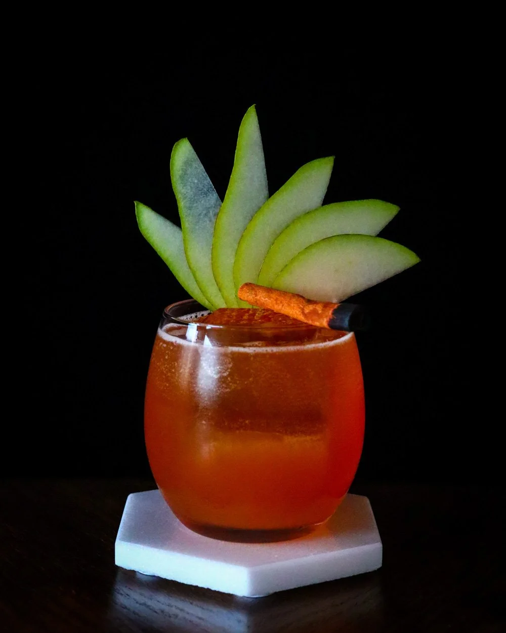 Spiced Pear Rum Sour