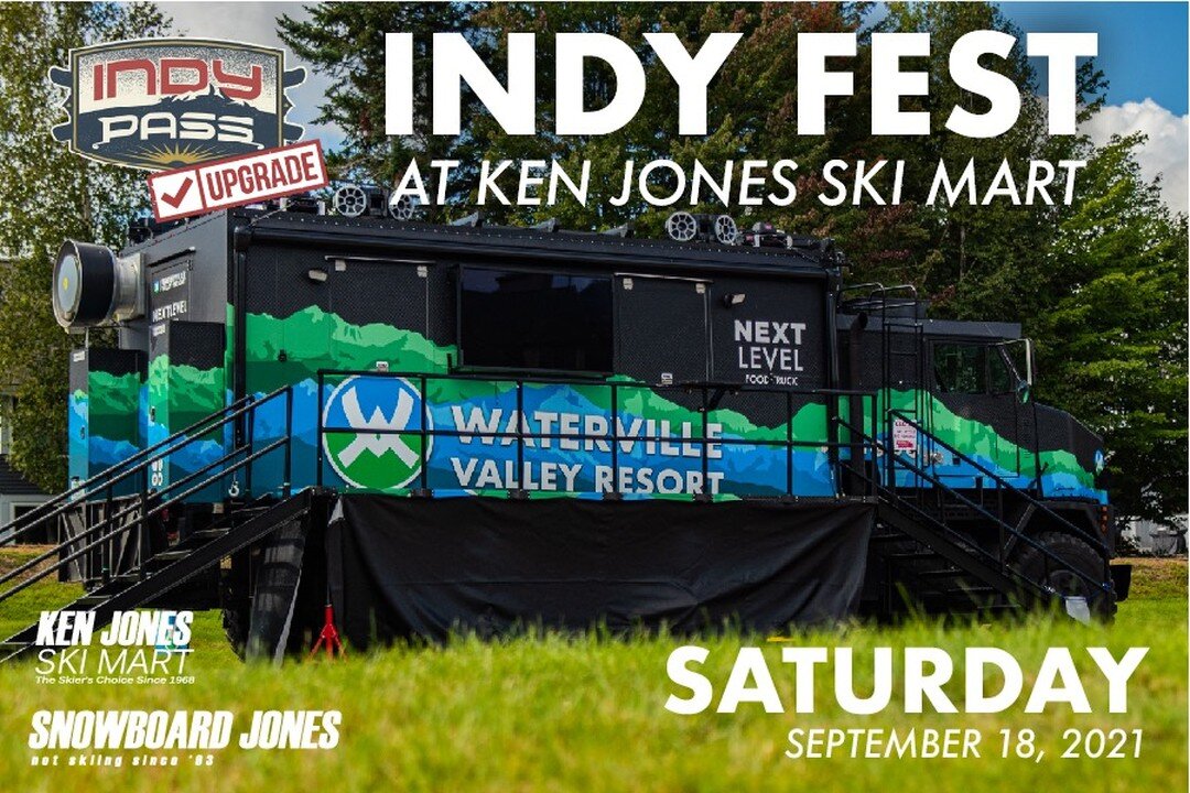 We will be at Ken Jones Ski Mart TODAY for Indy Fest.
There will be live music, lift ticket give aways. major ski brands, and exclusive deals. 
Come on out for good times, good eats, and get stoked for the 2021/22 season with us!

#wvnextlevel #visit