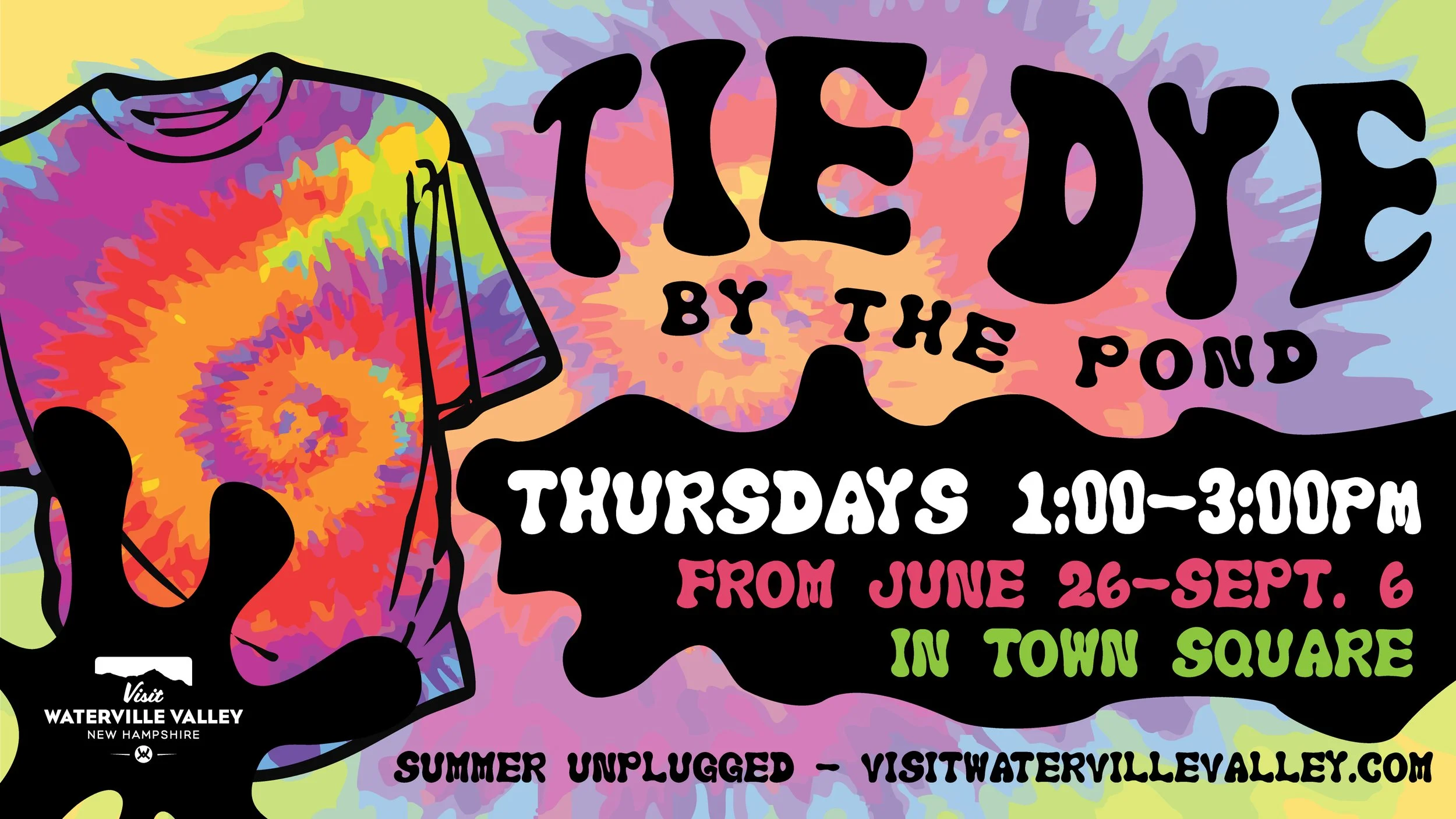 Tie-Dye by the Pond