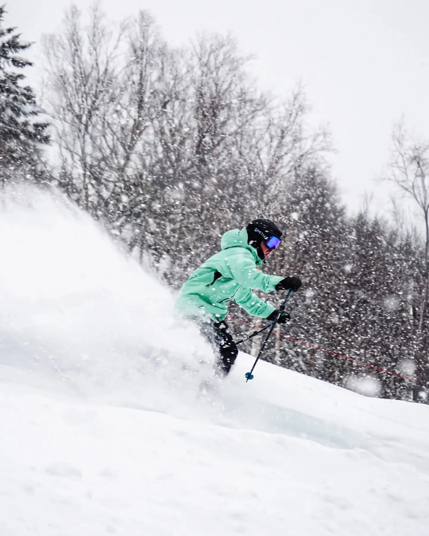 14-18 inches of fresh pow. Turns so good, they blind you. ❄